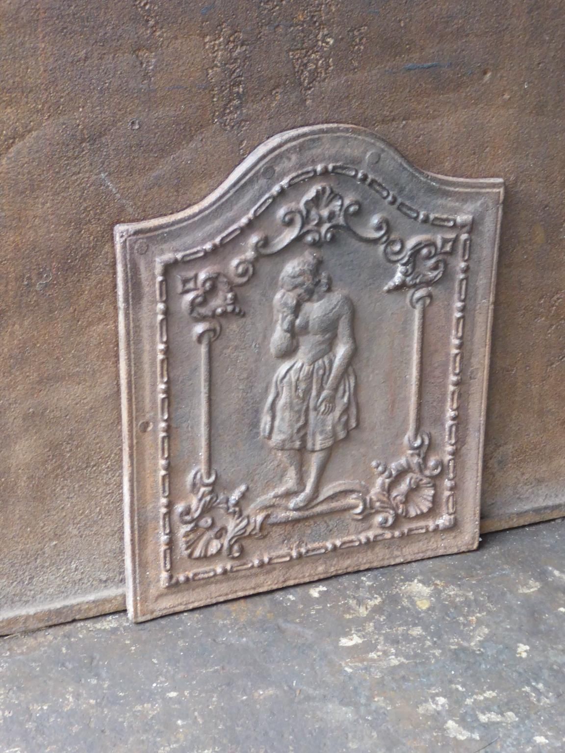 19th Century French Napoleon III Fireback / Backsplash photo Home Fixtures