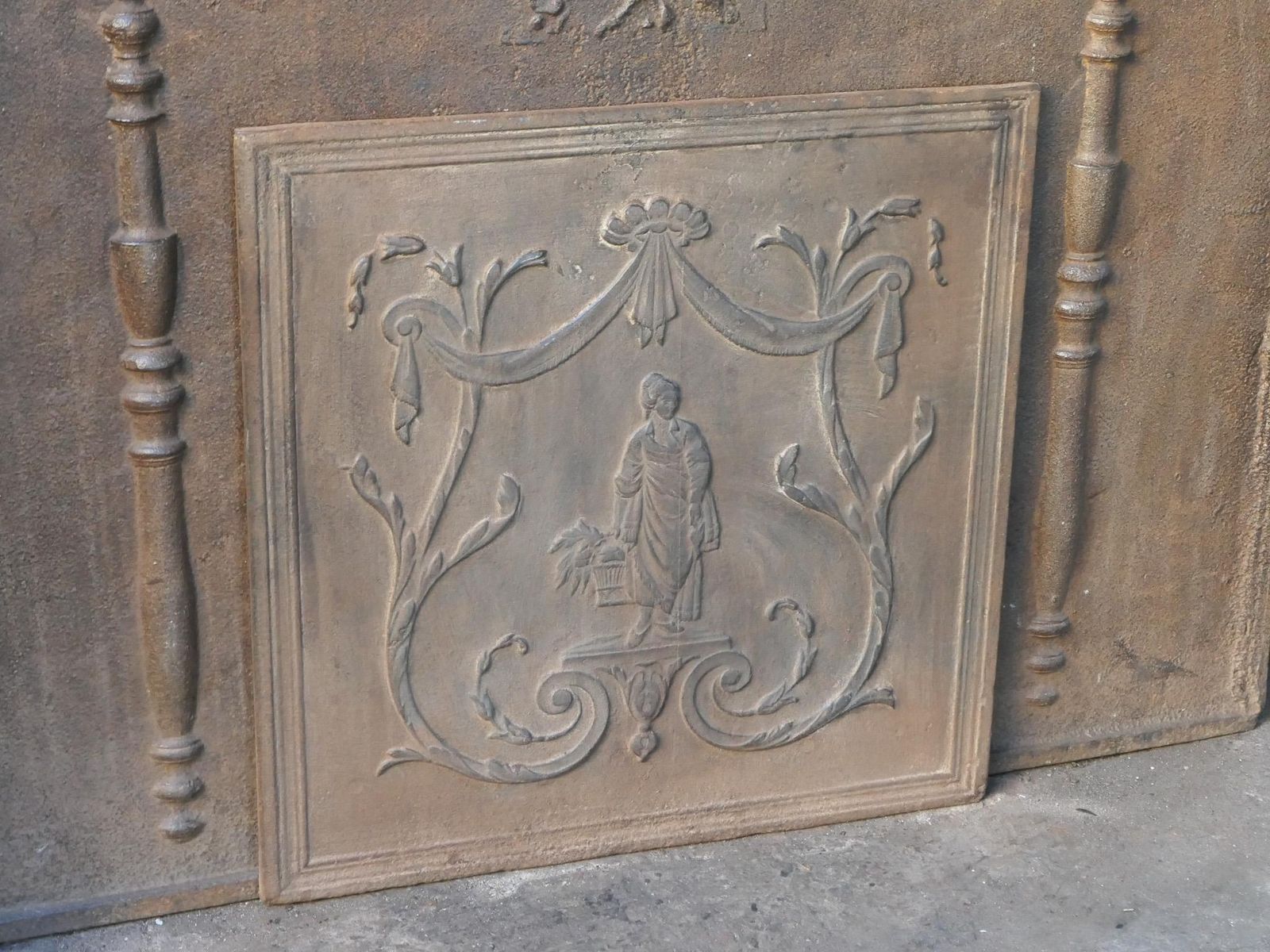 19th Century Victorian Fireback photo buy