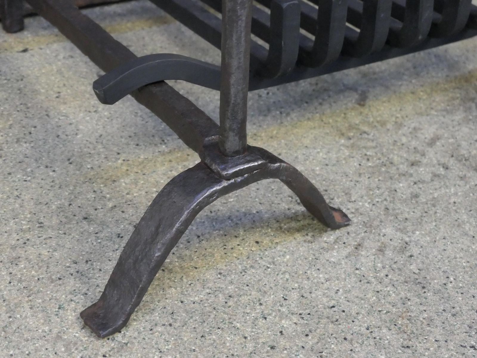 photo furniture French Louis XV Period Fireplace Grate Or Fire Basket, 18th Century