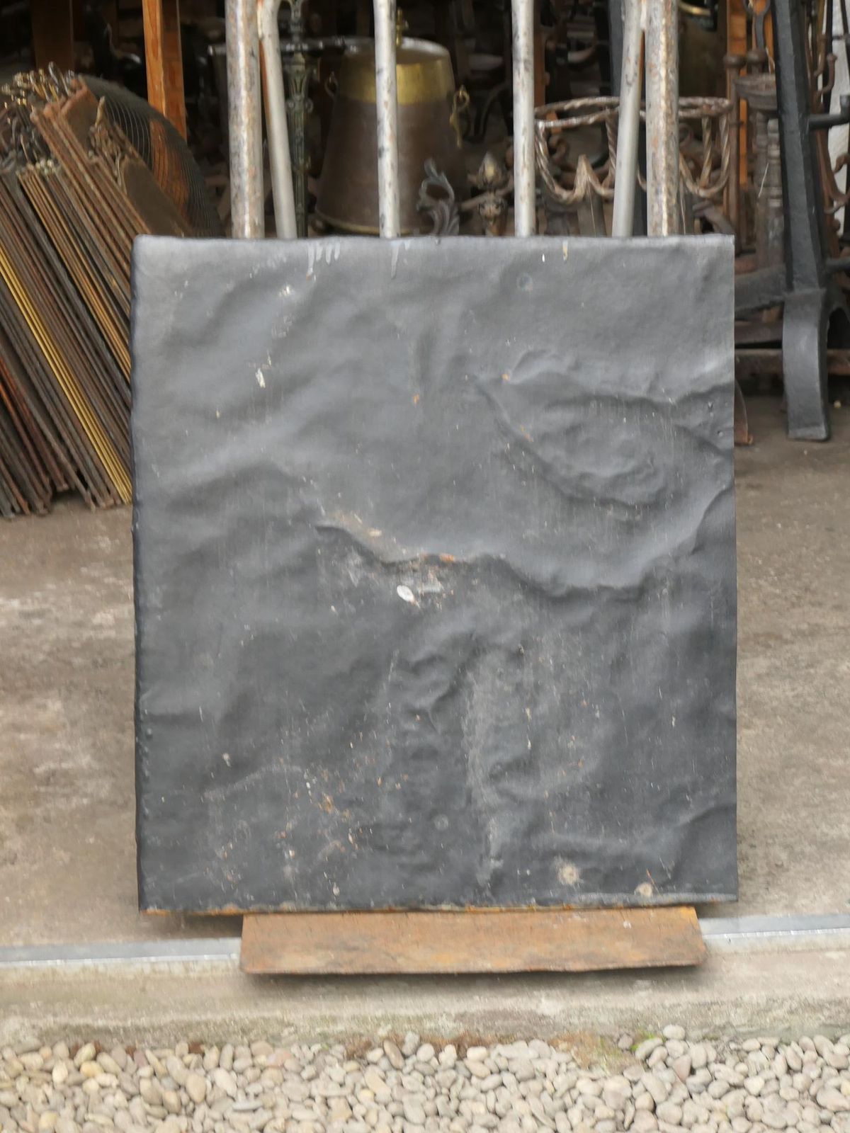 Home Fixtures Antique German 'Judgement Of Solomon' Fireback / Backsplash, 17th Century photo