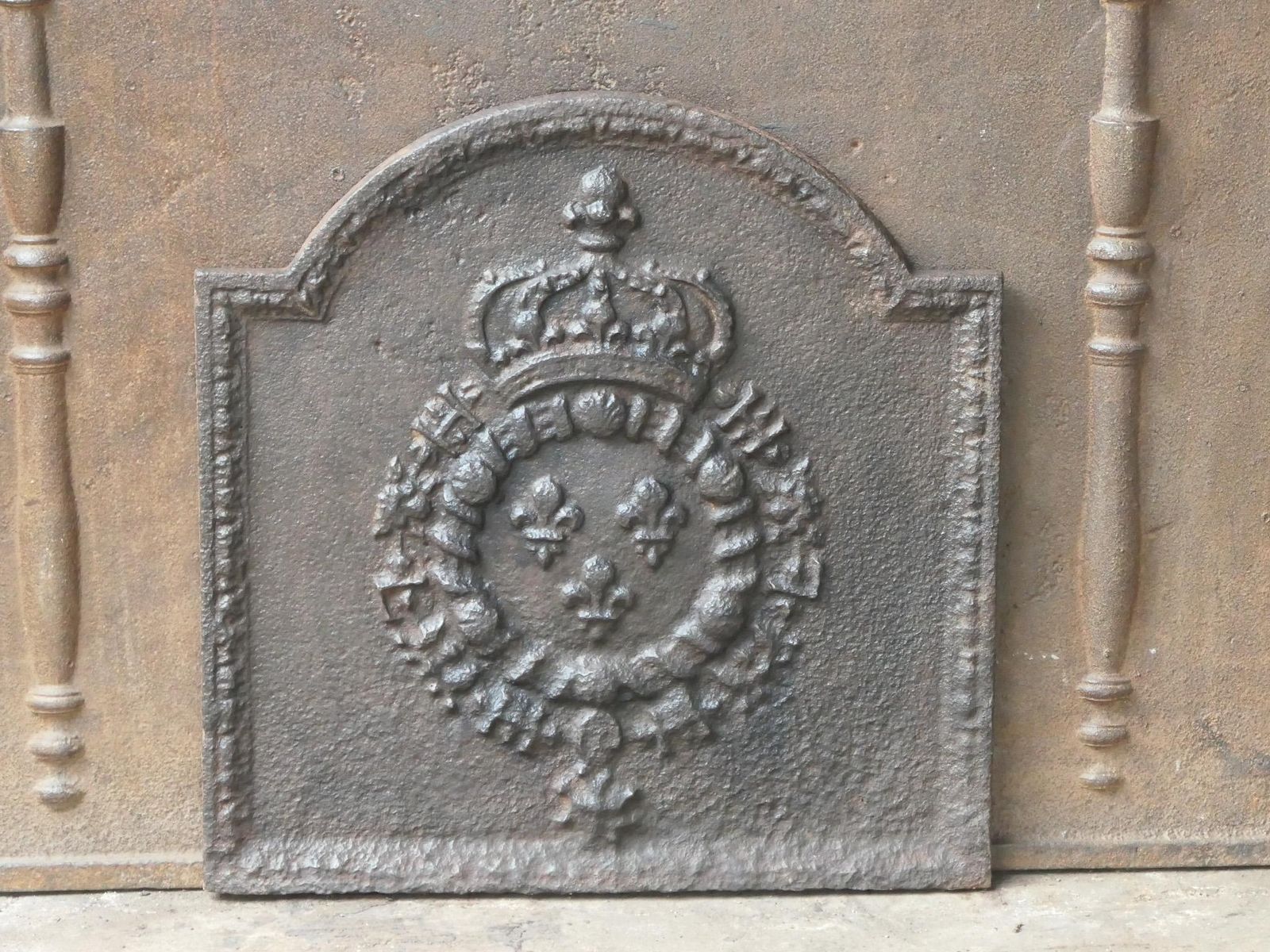 18th 19th Century French Louis XIV 'Arms Of France' Fireback / Backsplash photo 491.0