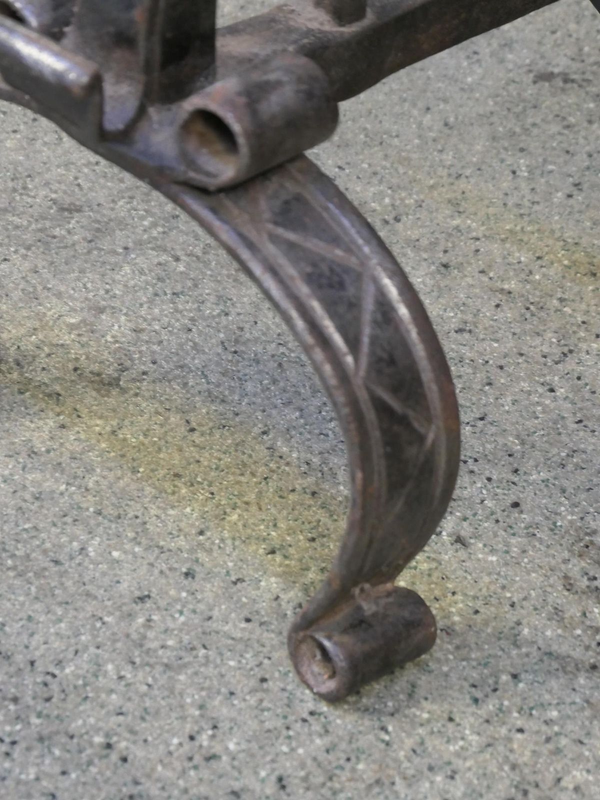 photo for sale French Louis XV Period Fireplace Grate Or Fire Basket, 18th Century