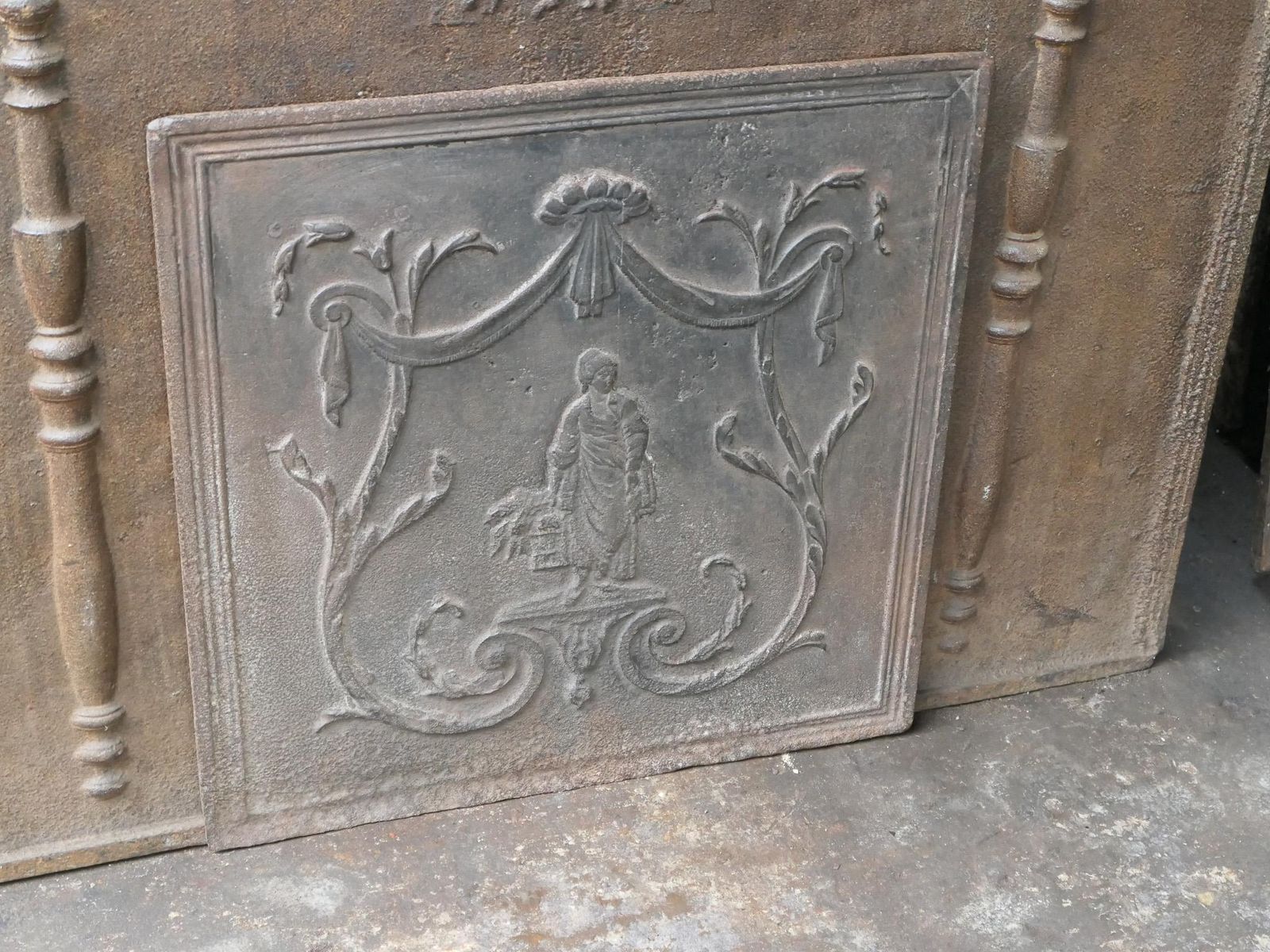 19th Century French Napoleon III Fireback / Backsplash photo buy