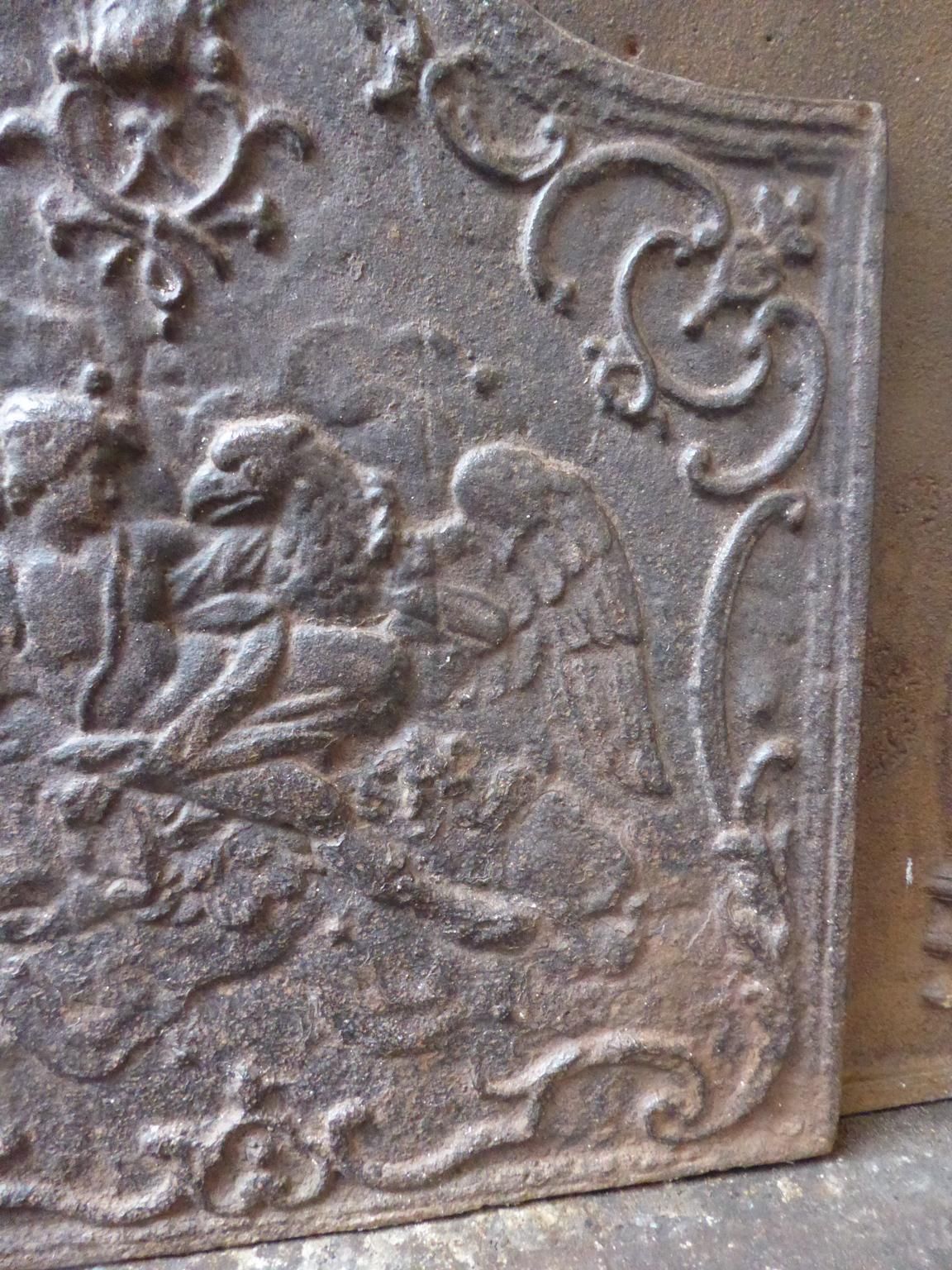 18th 19th Century French 'Abduction Of Ganymede' Fireback / Backsplash photo 576.0