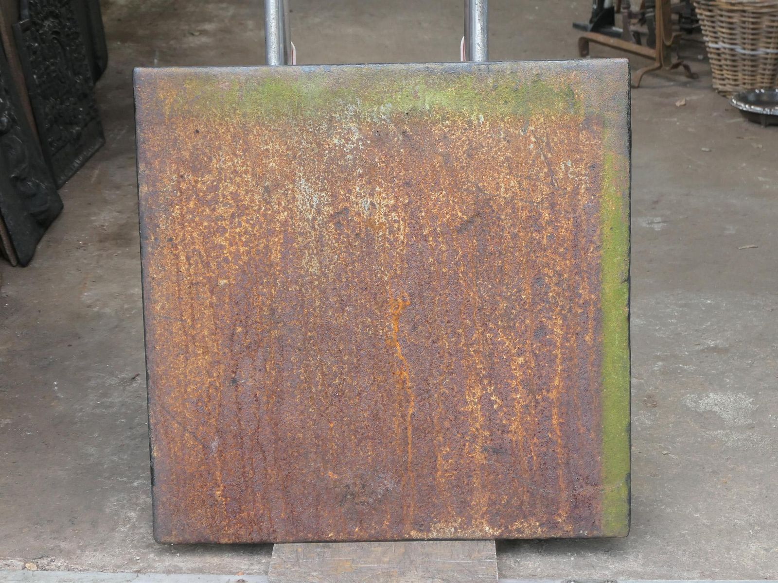 Antique French 'Mars' Fireback / Backsplash, 19th Century photo furniture