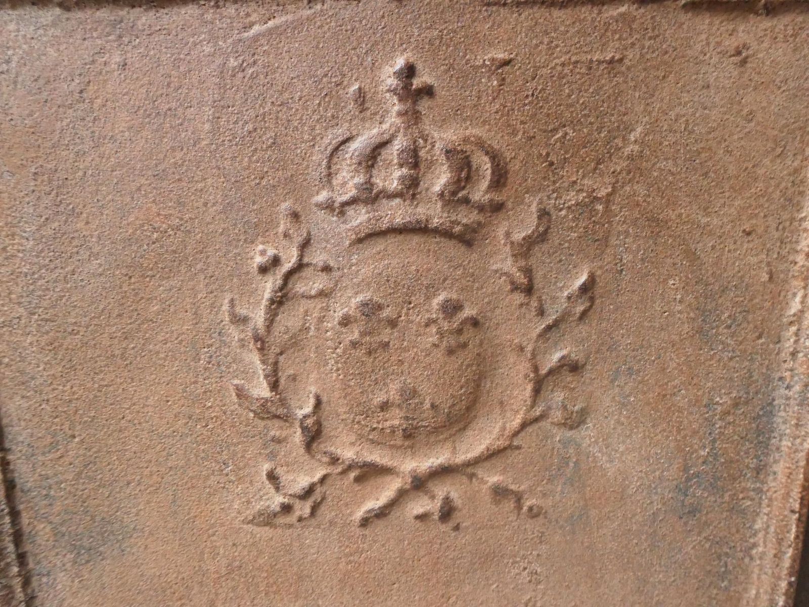 18th Century French Louis XV Period 'Arms Of France' Fireback / Backsplash photo buy