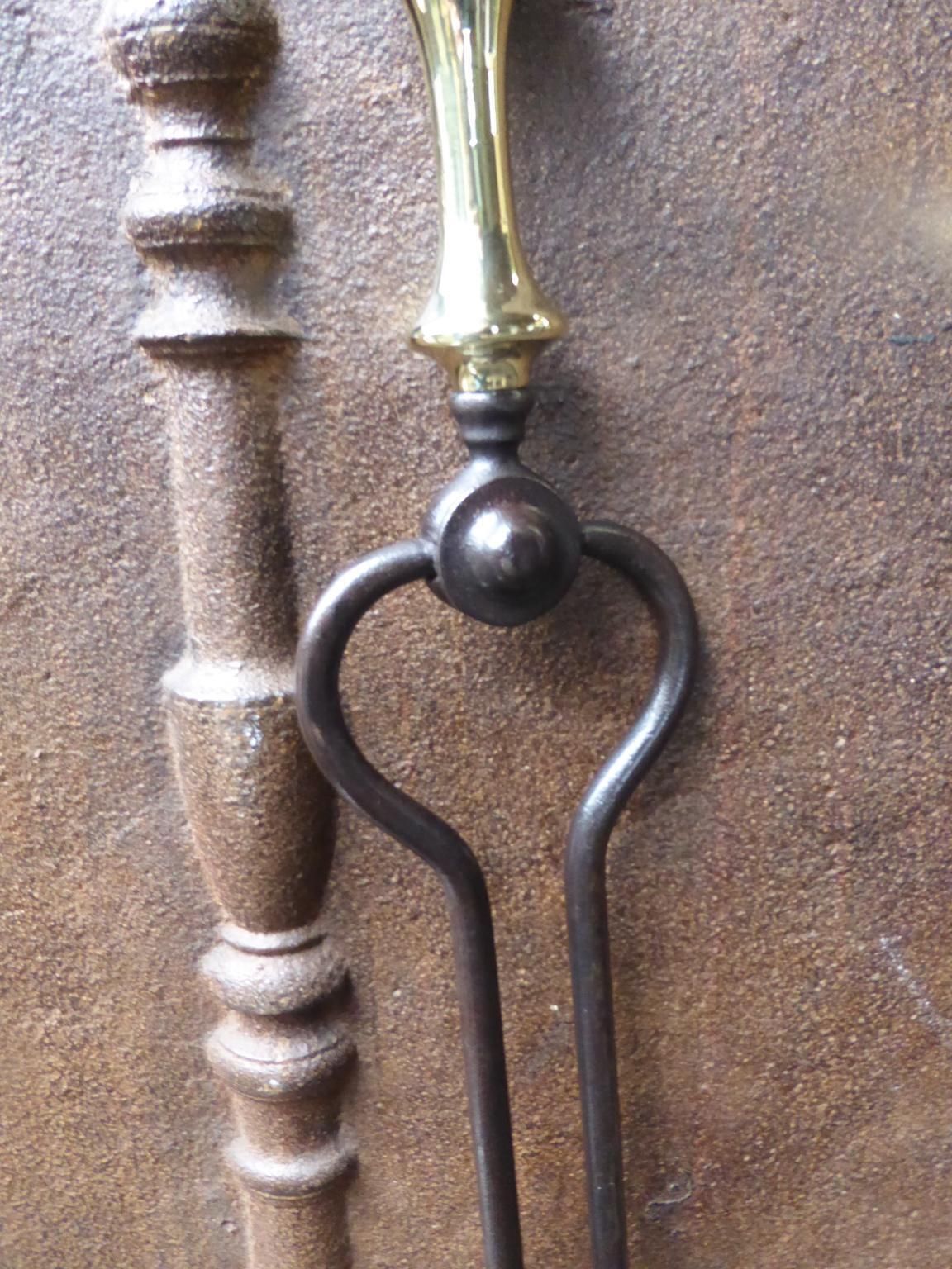 Victorian Fireplace Tools Or Fire Irons, 19th Century, English photo buy
