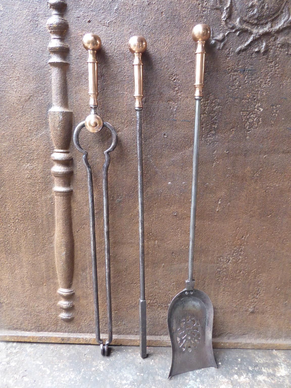 Victorian Fireplace Tools Or Fire Irons, 19th Century, English photo furniture