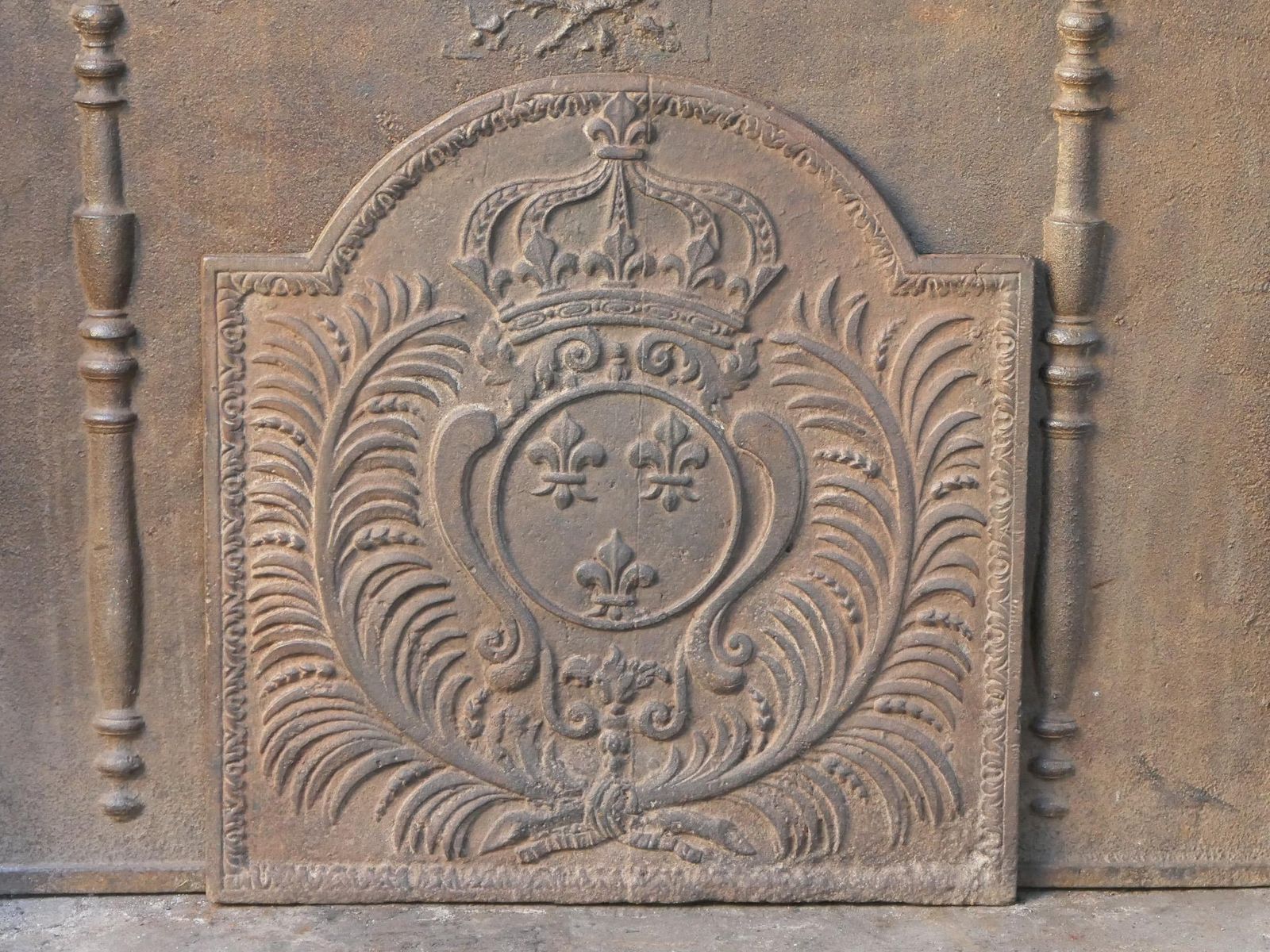 18th Century French Louis XV 'Arms Of France' Fireback / Backsplash photo 661.0