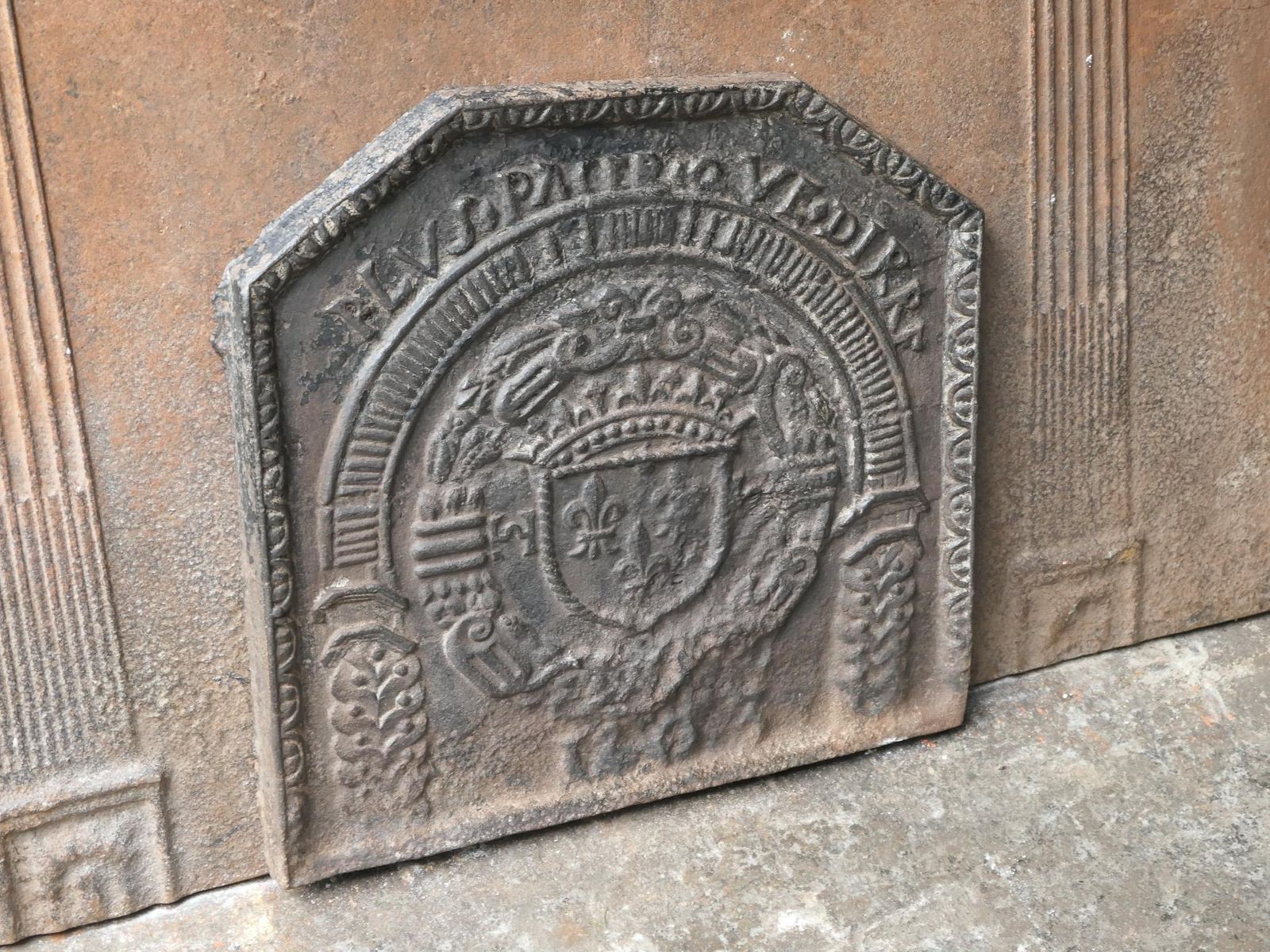 17th Century French Louis XIV 'Arms Of France' Fireback / Backsplash photo buy