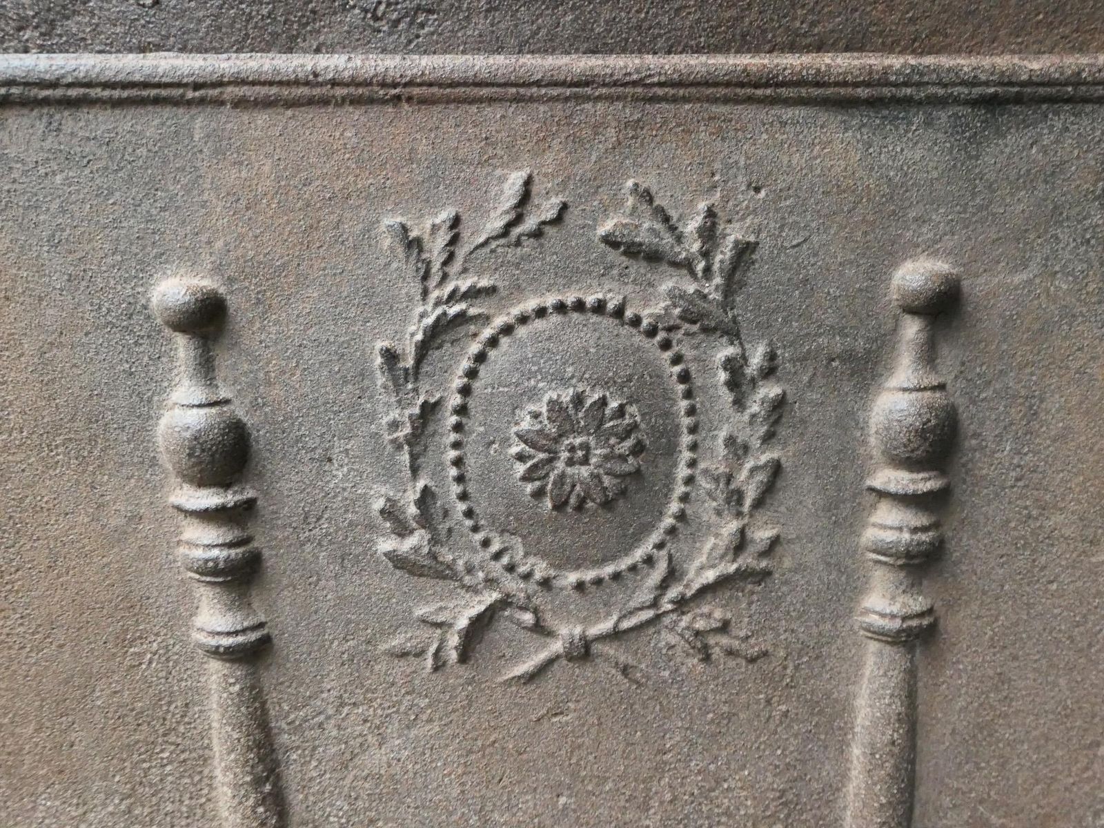 photo furniture Antique French Neoclassical Fireback / Backsplash, 18th   19th Century