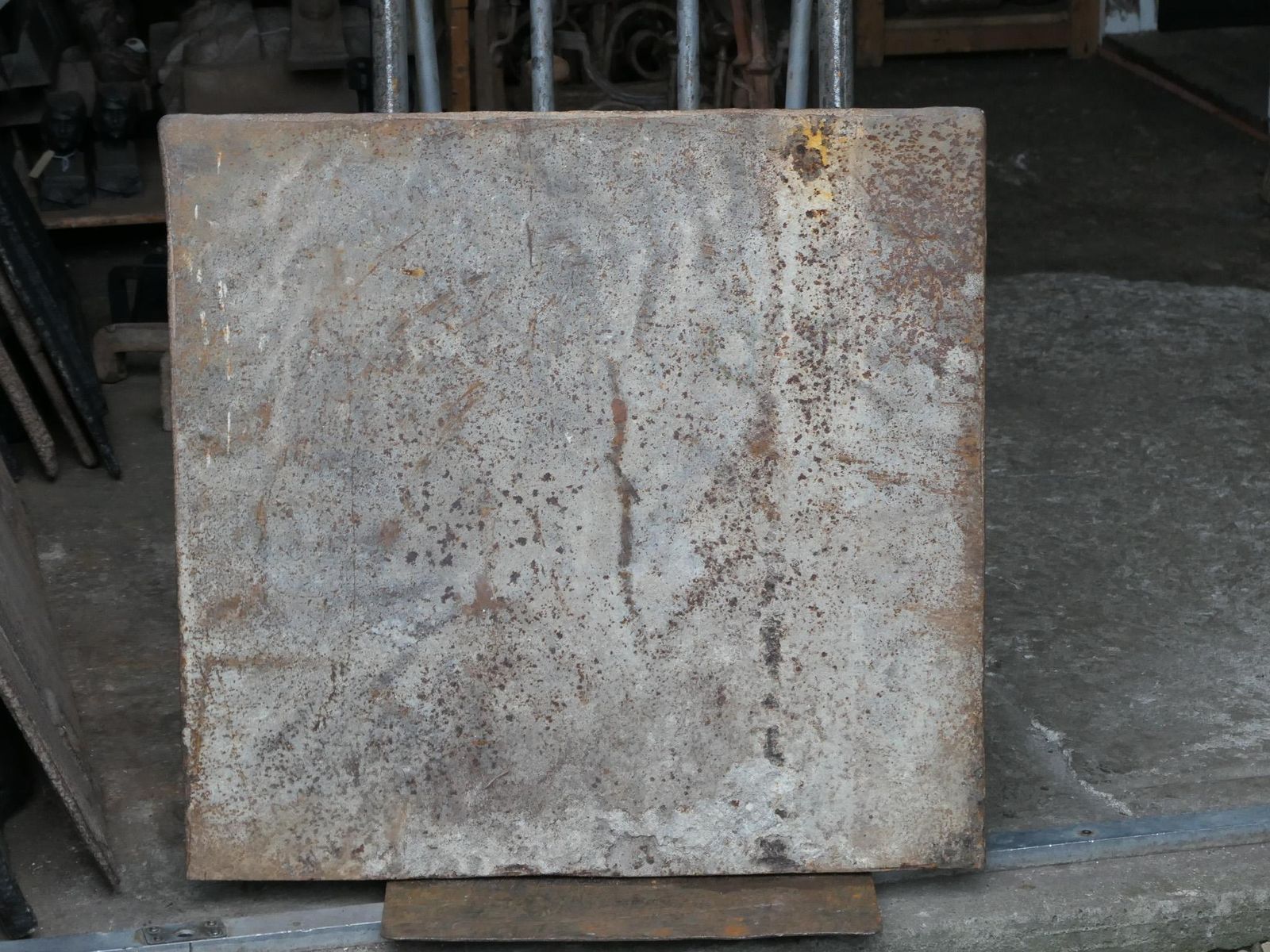 photo buy Antique French Neoclassical 'Ceres' Fireback / Backsplash, Early 19th Century
