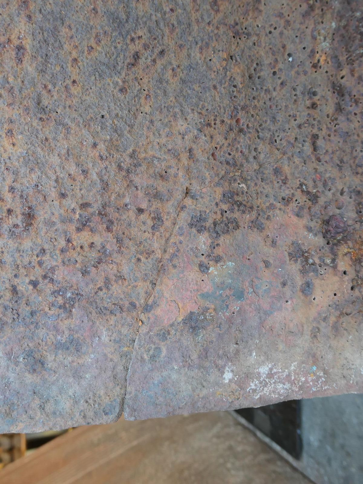 photo vinterior 17th 18th C. French Louis XIV 'Saint Andrew's Cross' Fireback / Backsplash