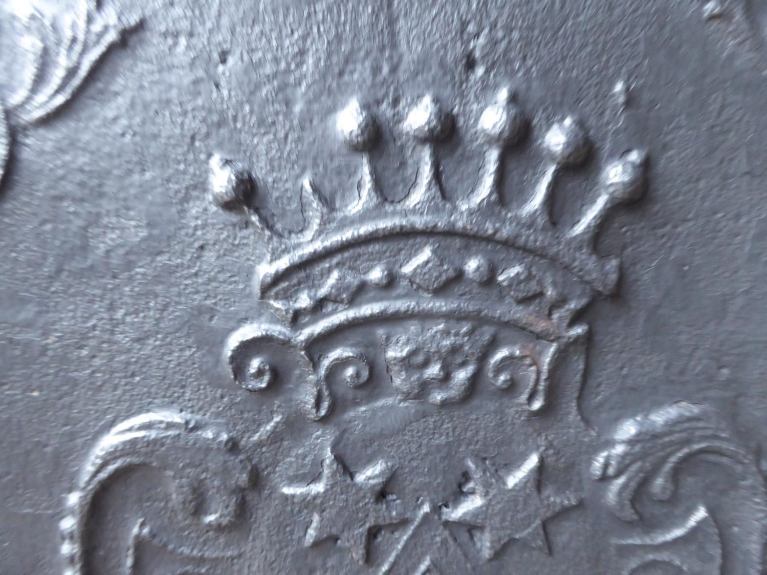 18th Century German Louis XV 'Coat Of Arms' Fireback / Backsplash photo 661.0