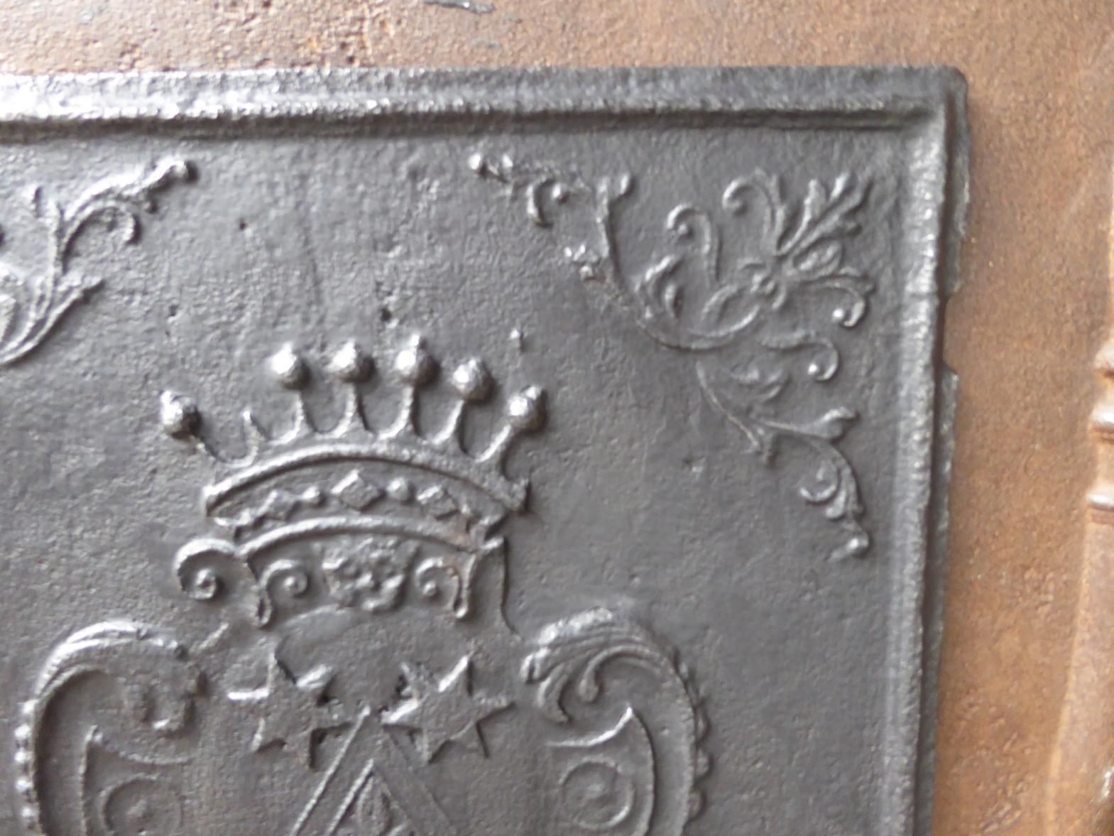 18th Century German Louis XV 'Coat Of Arms' Fireback / Backsplash photo buy