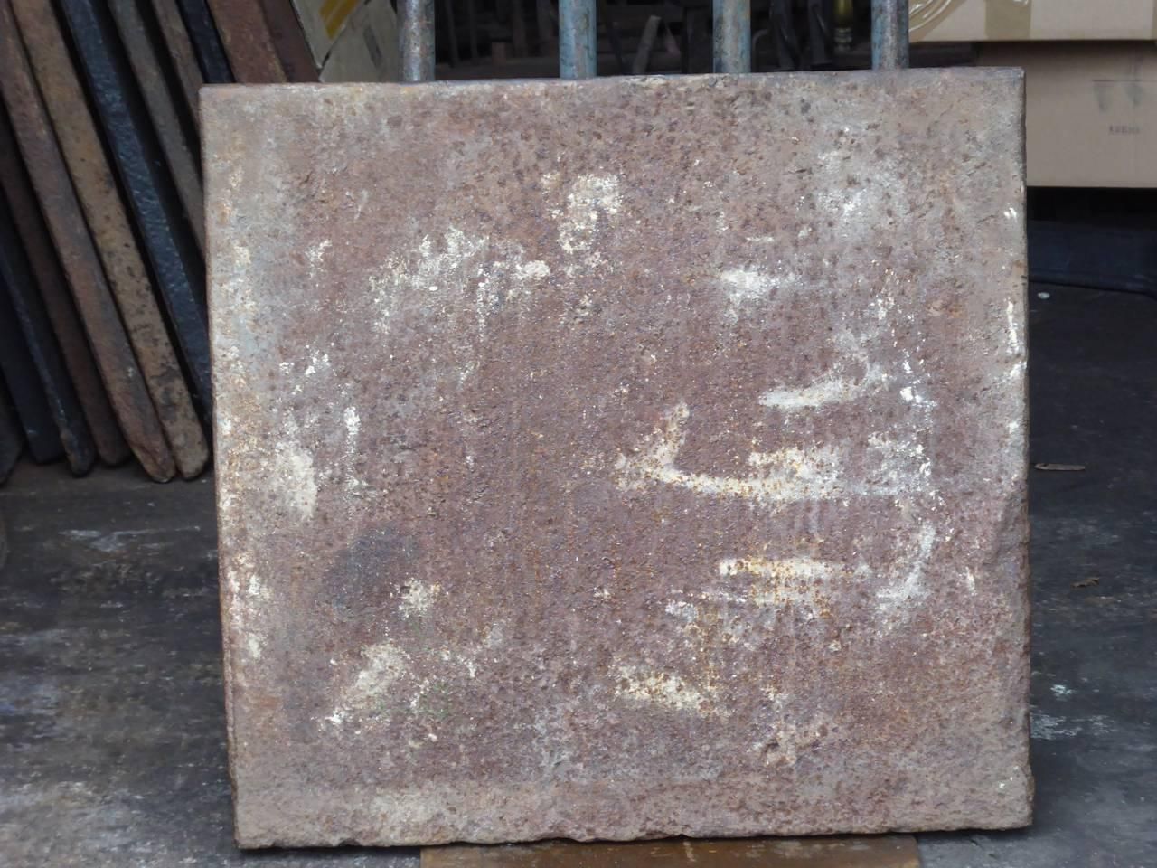 photo for sale 17th Century French 'Arms Of France' Fireback / Backsplash