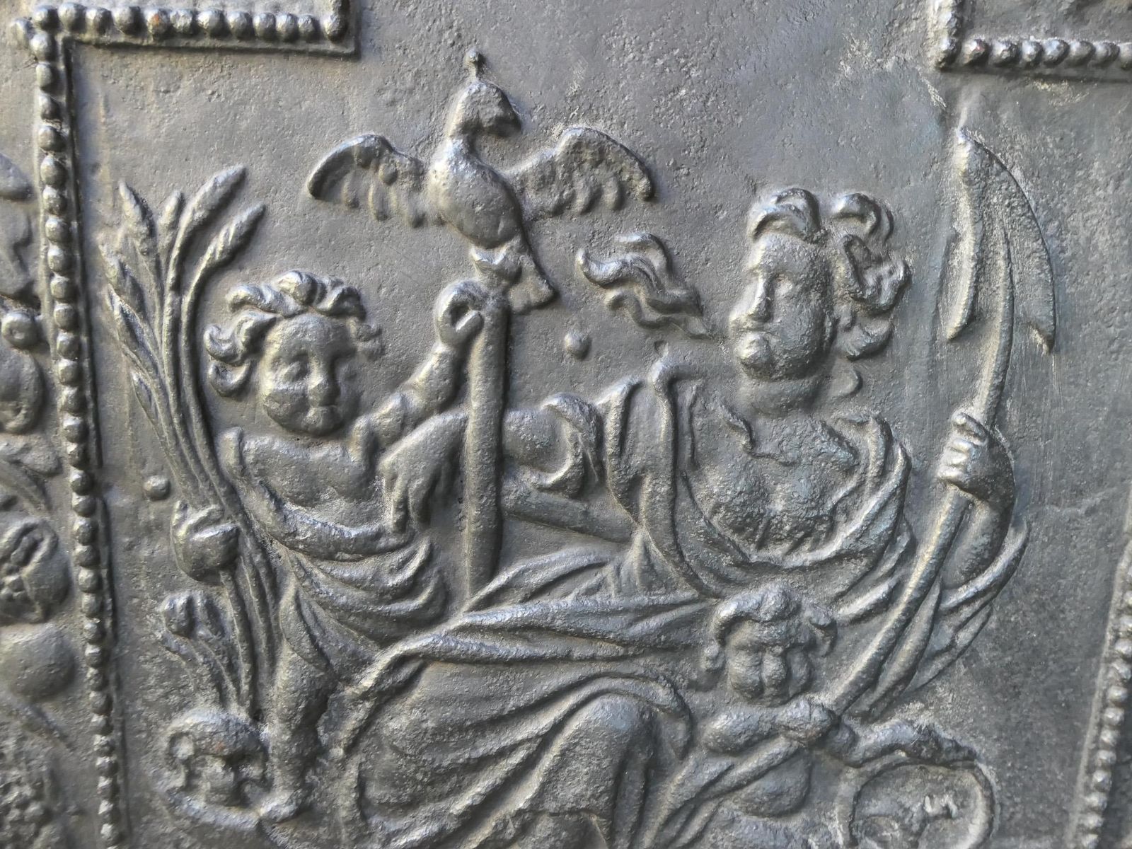 photo for sale Antique Dutch Louis XIV 'The Hope' Fireback / Backsplash, 17th   18th Century