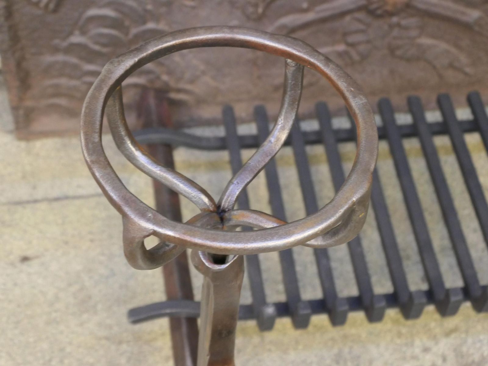 French Louis XIII Period Fireplace Grate Or Fire Basket, 17th Century photo buy