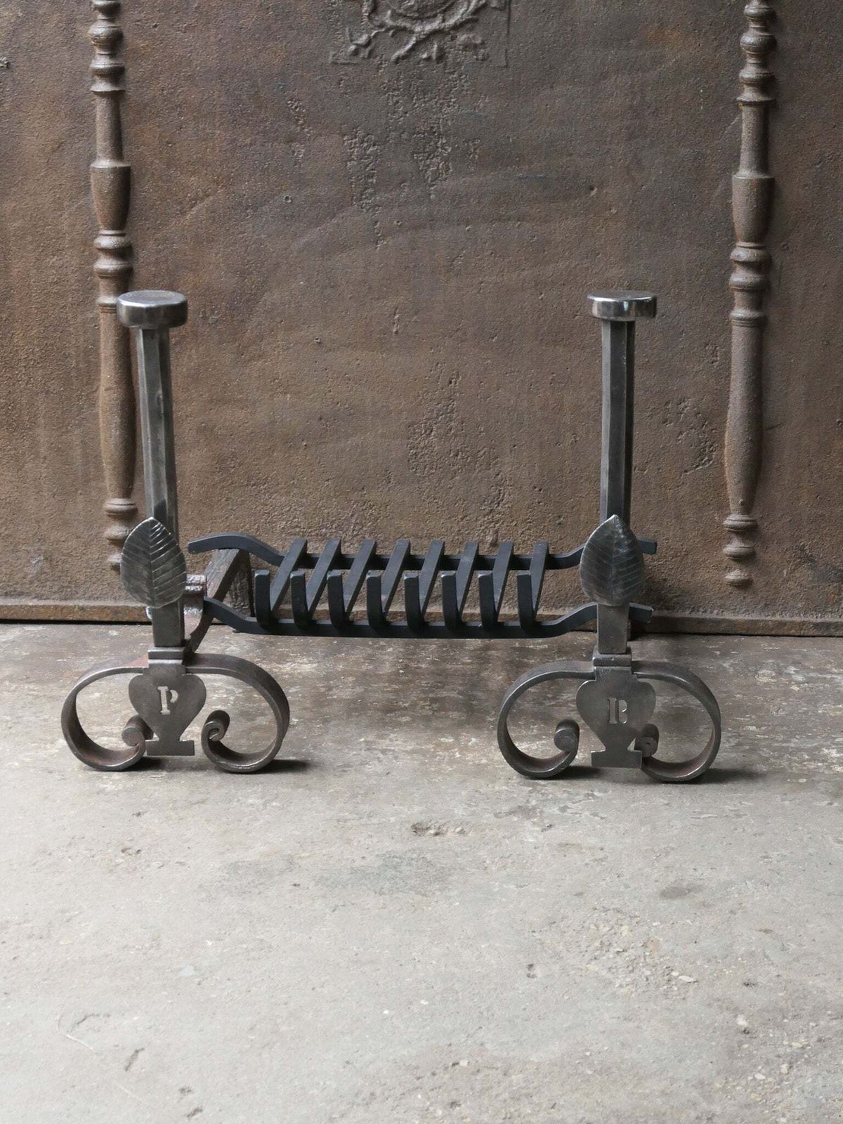 French Neoclassical  Period Fireplace Grate Or Fire Basket, 18th   19th Century