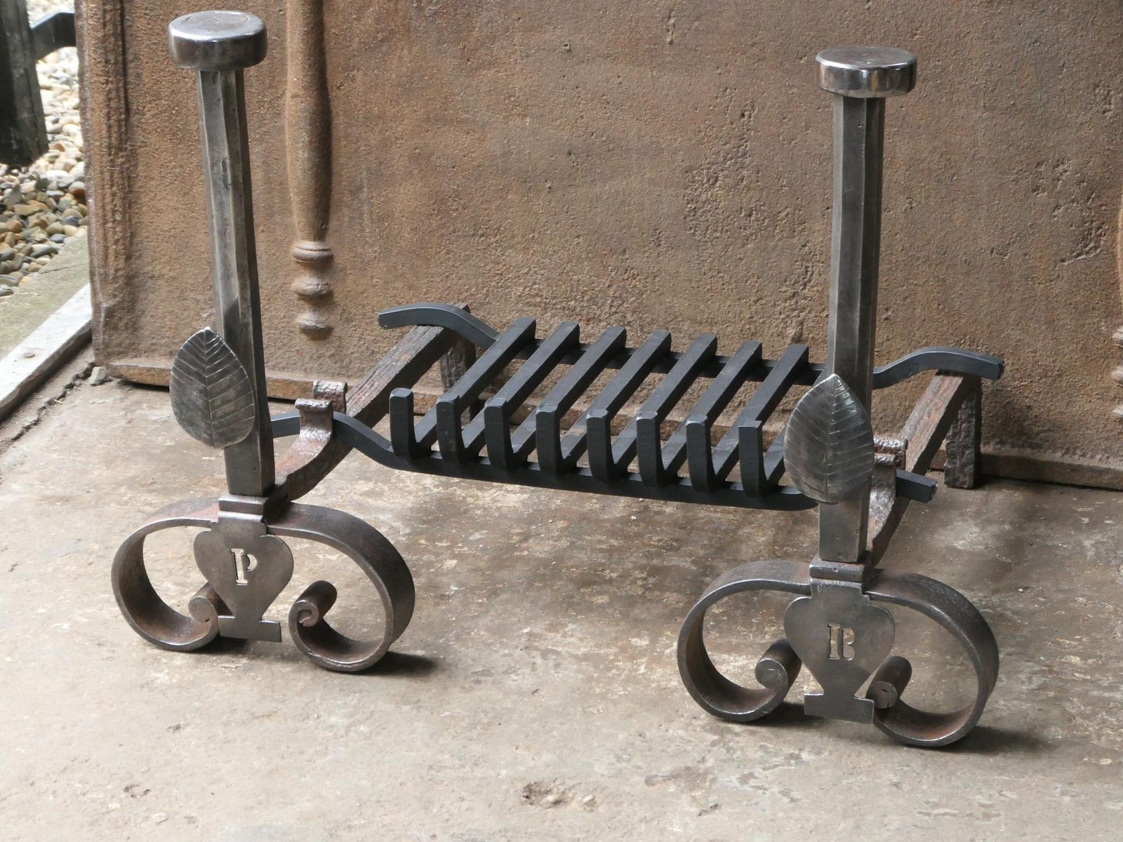 French Neoclassical  Period Fireplace Grate Or Fire Basket, 18th   19th Century photo Home Fixtures