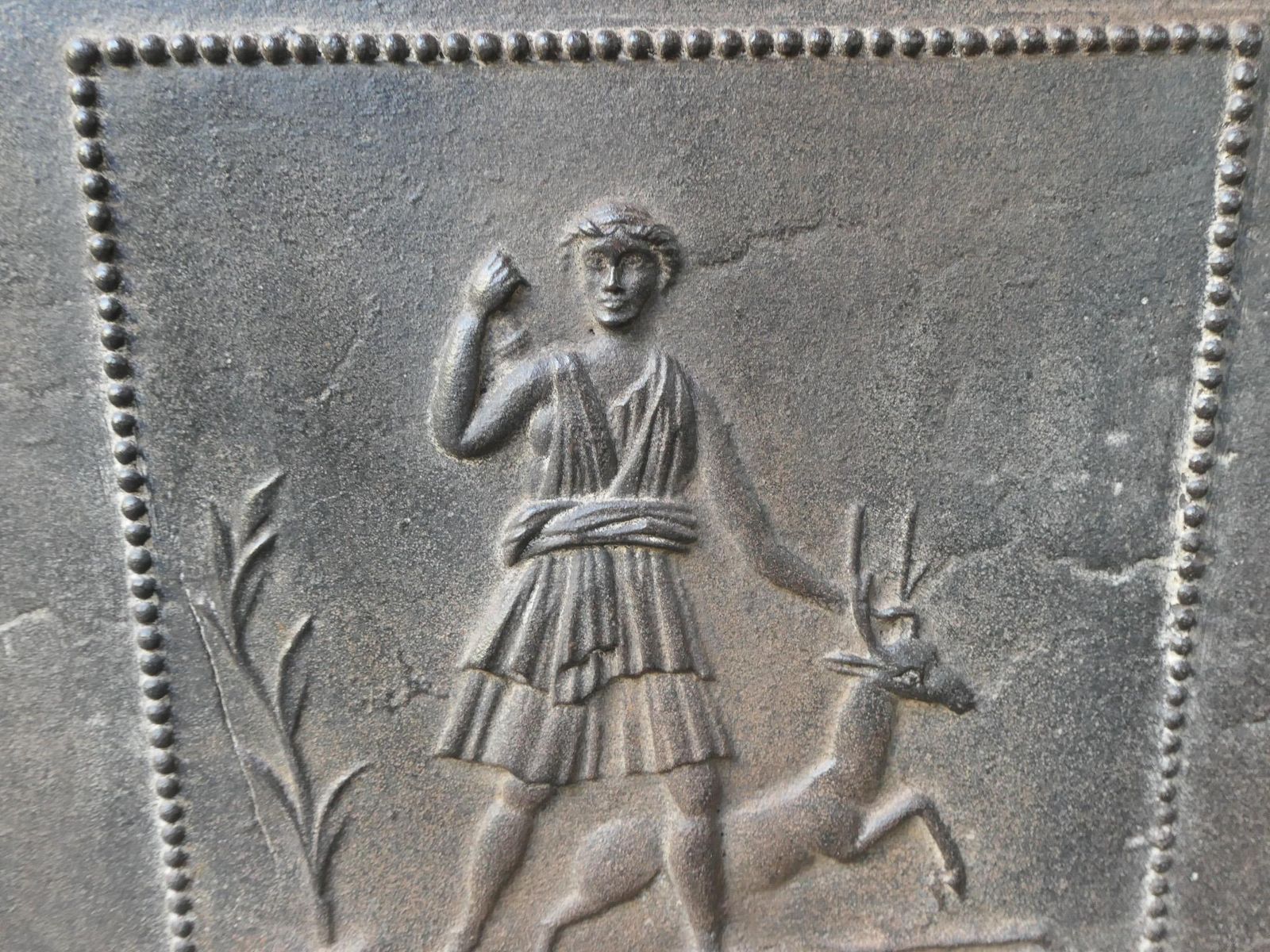 photo for sale Antique French Neoclassical Fireback, 18th   19th Century