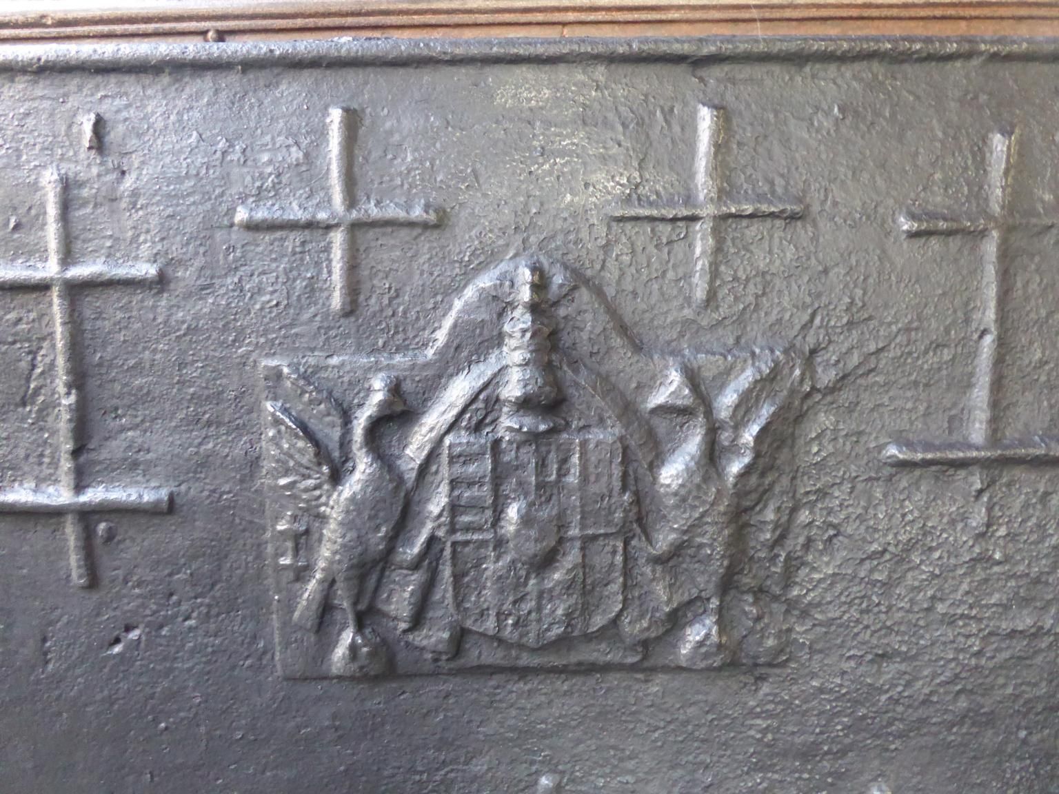 17th Century French 'Arms Of Lorraine' Fireback / Backsplash photo 1258.0