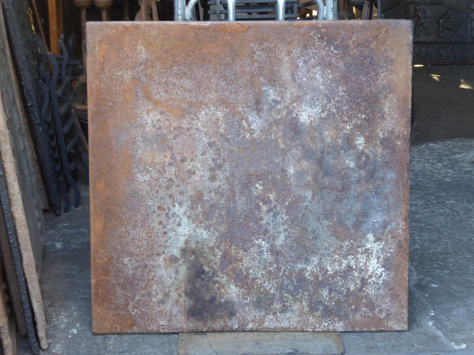 photo furniture Antique French Fireback / Backsplash With The Goddess Venus, 18th Century