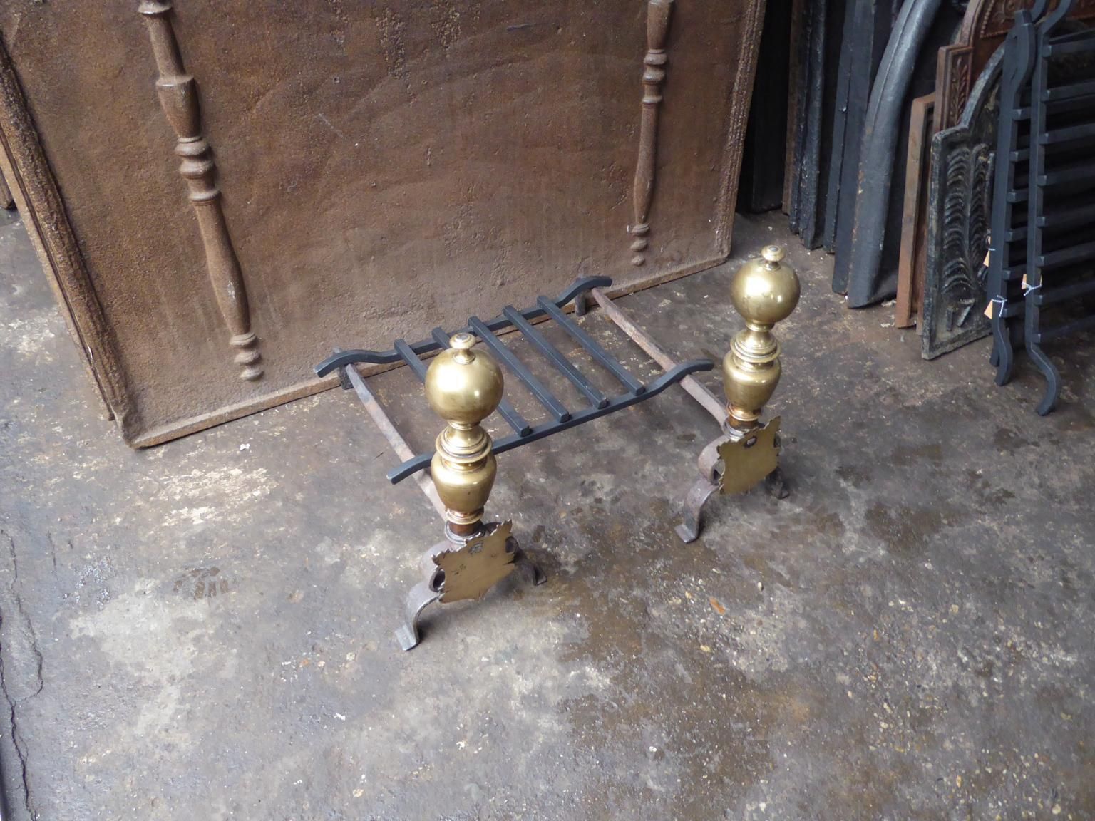 photo furniture Spanish Renaissance Period Fireplace Grate Or Fire Basket, 16th Century
