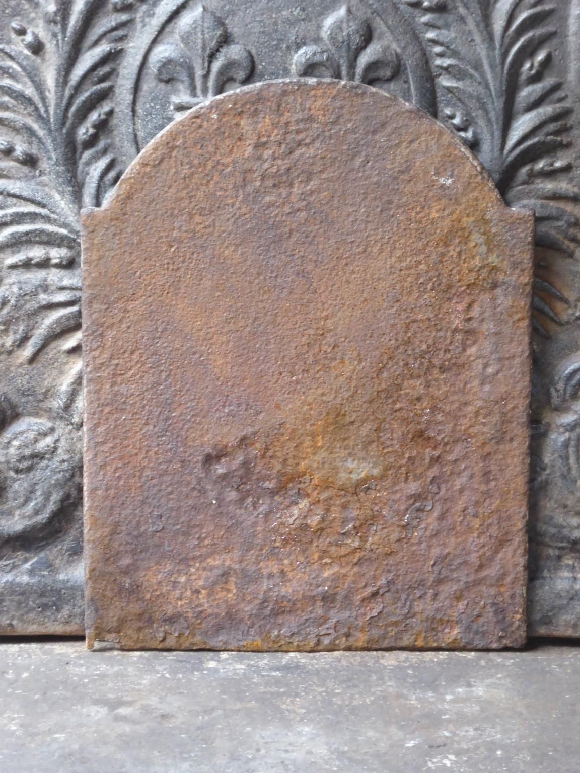 Antique French Neoclassical 'Pillars Of Freedom' Fireback / Backsplash, 19th C. photo buy