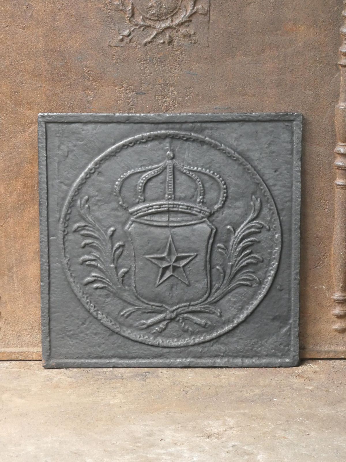 French Napoleon III Period 'Arms Of France' Fireback / Backsplash, 19th Century