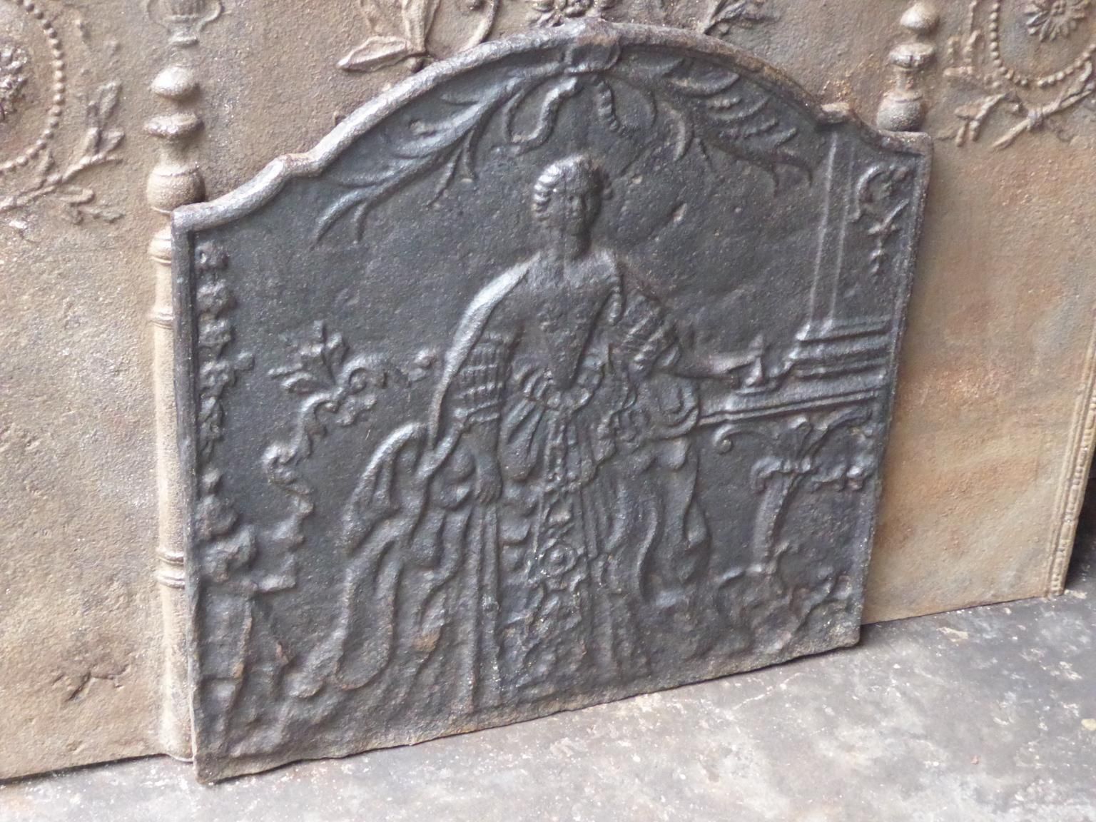 19th Century French 'Marie Leszczyńska' Fireback / Backsplash photo furniture