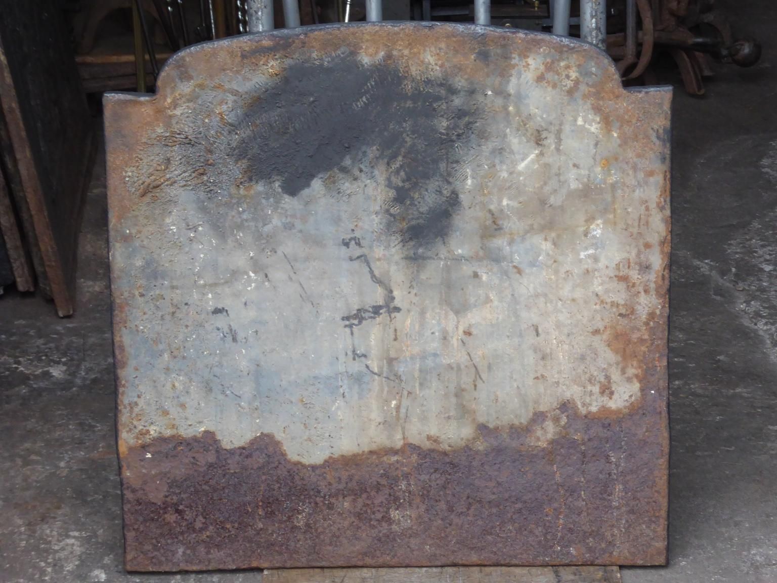 photo furniture 19th Century French 'Bocca Della Verità' Fireback / Backsplash
