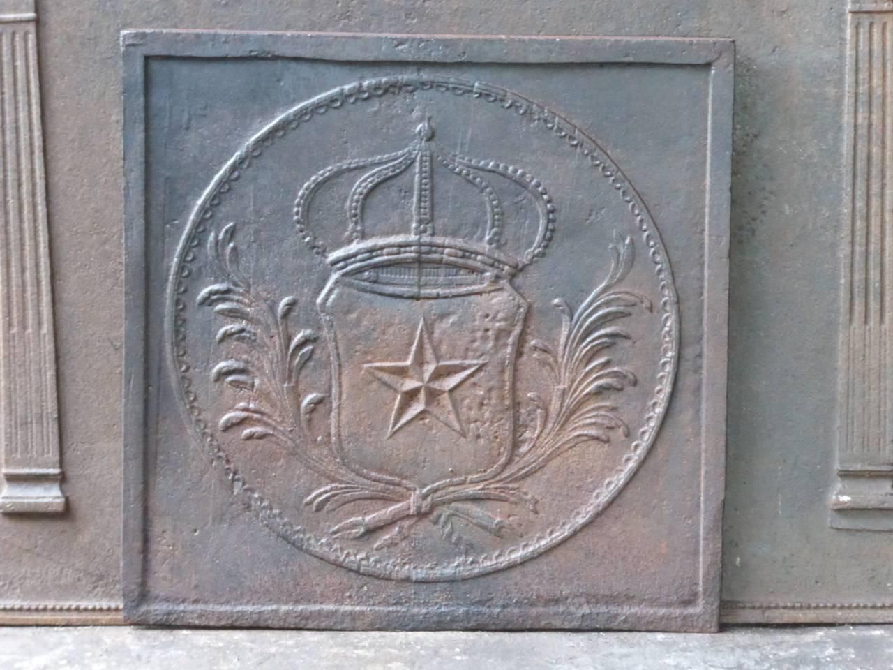 19th Century, French 'Arms Of France' Fireback / Backsplash photo furniture
