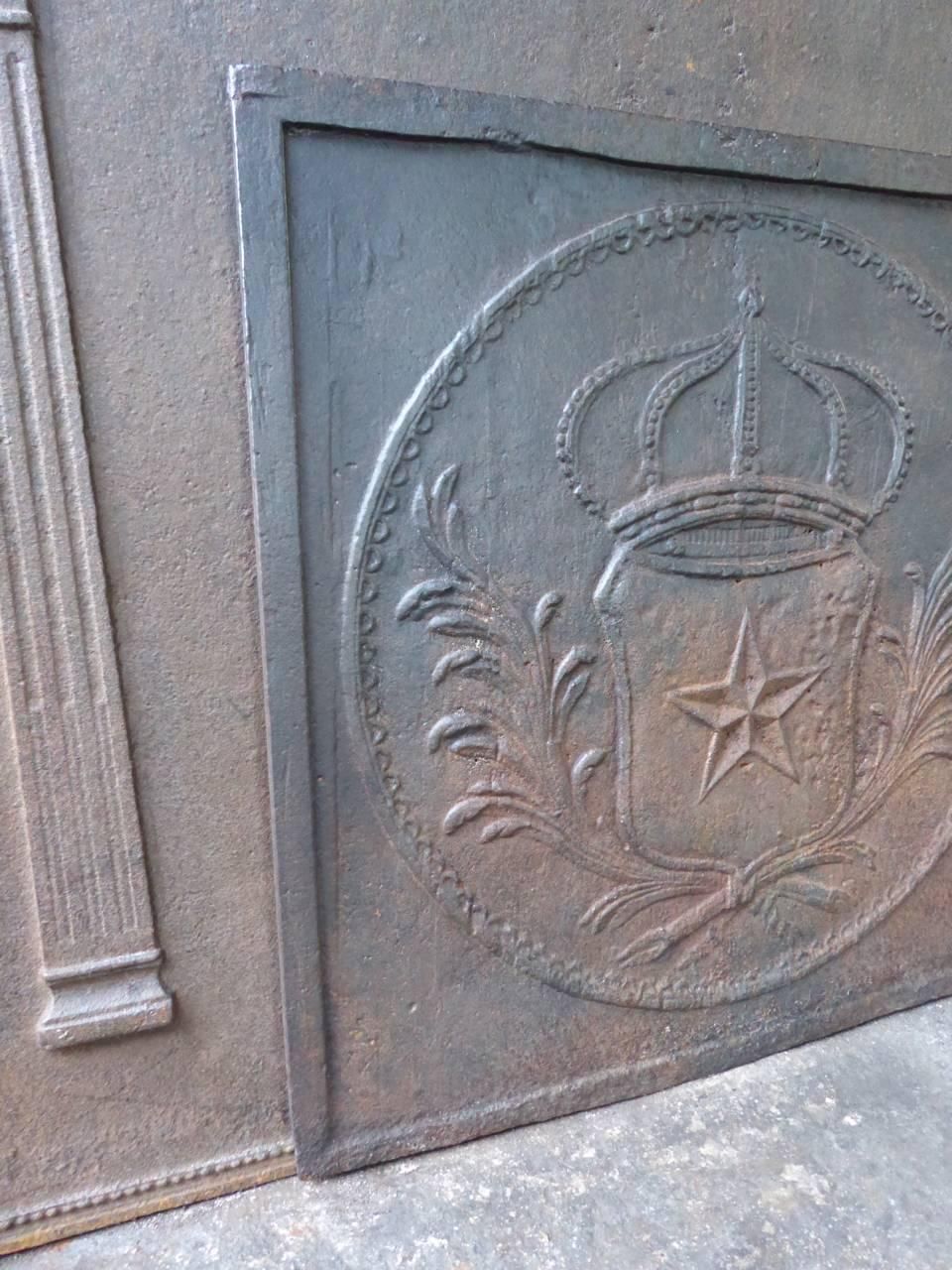 19th Century, French 'Arms Of France' Fireback / Backsplash photo 320.0