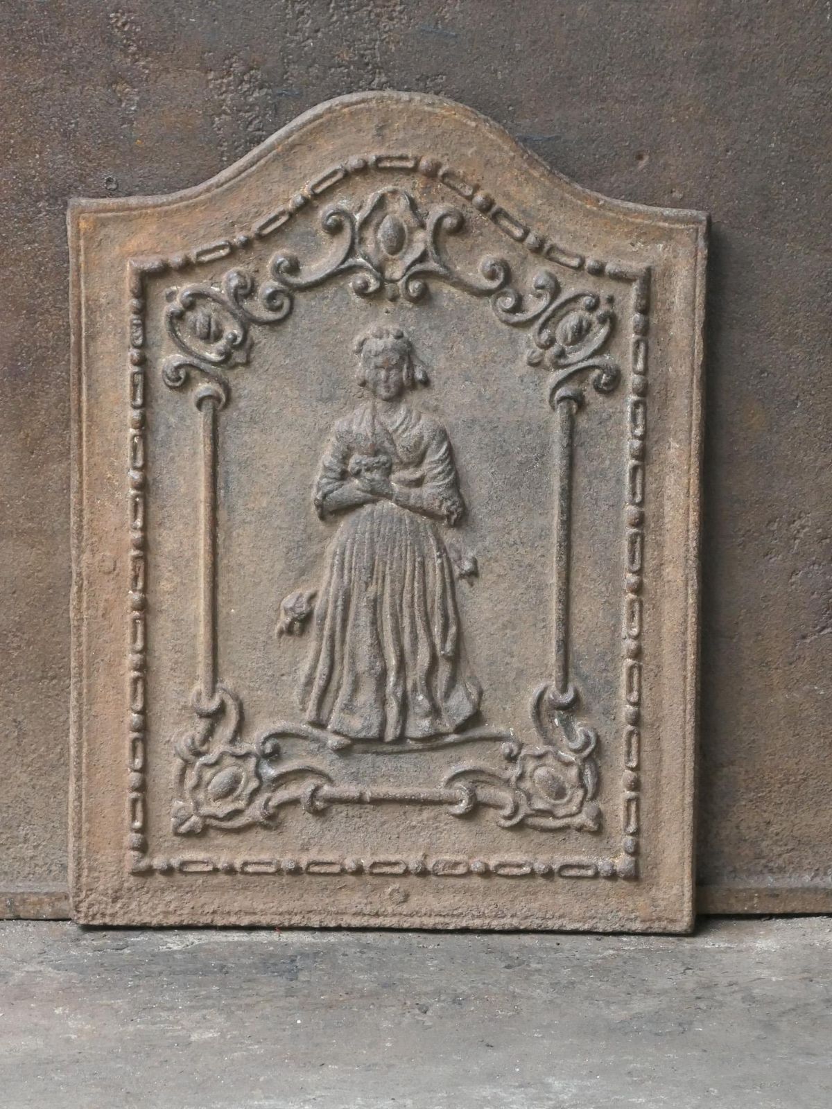 French Napoleon III Period Fireback / Backsplash, 19th C. photo furniture