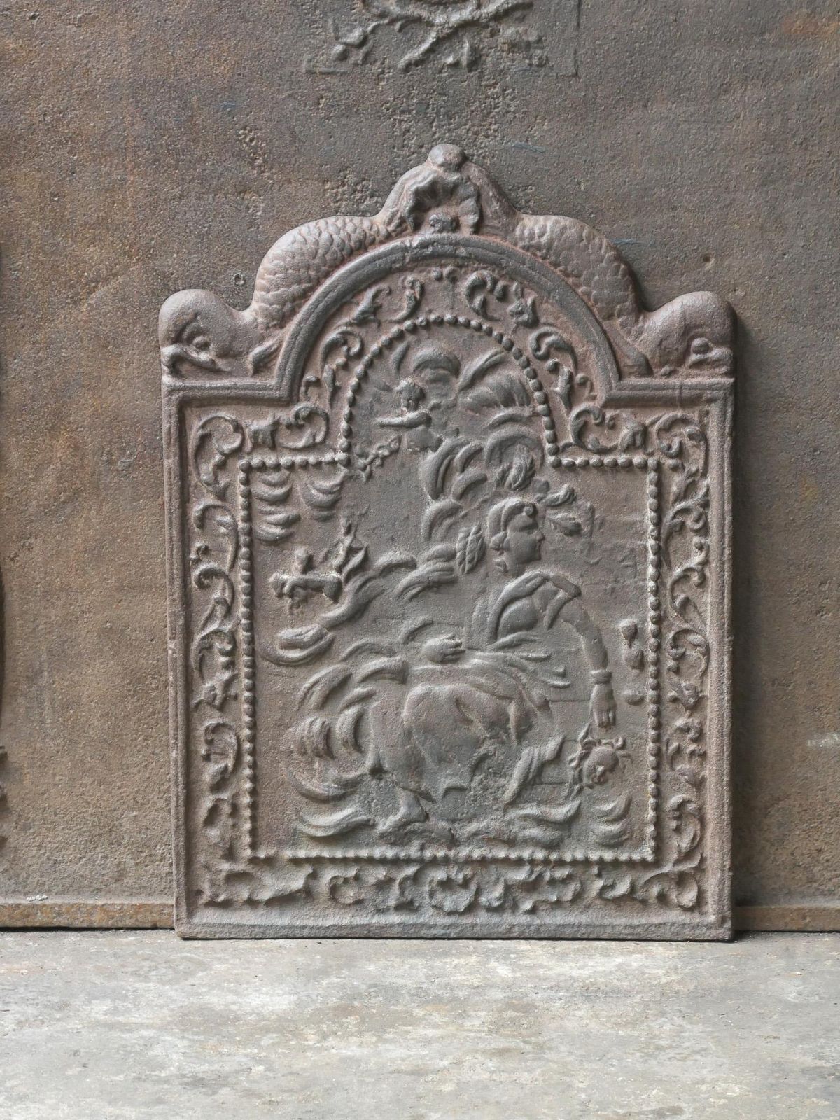 18th Century French Louis XV Period Fireback / Backsplash photo for sale