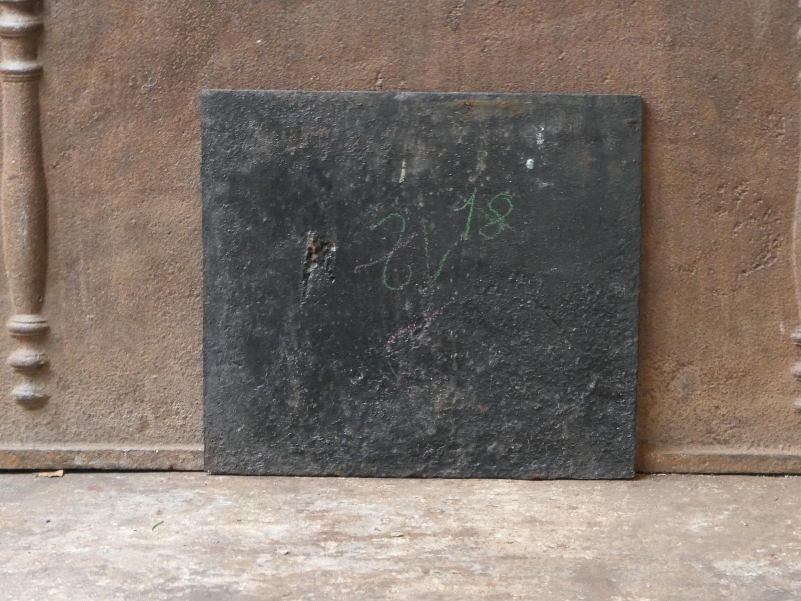 photo for sale Small French Louis XV Fireback / Backsplash, 18th Century