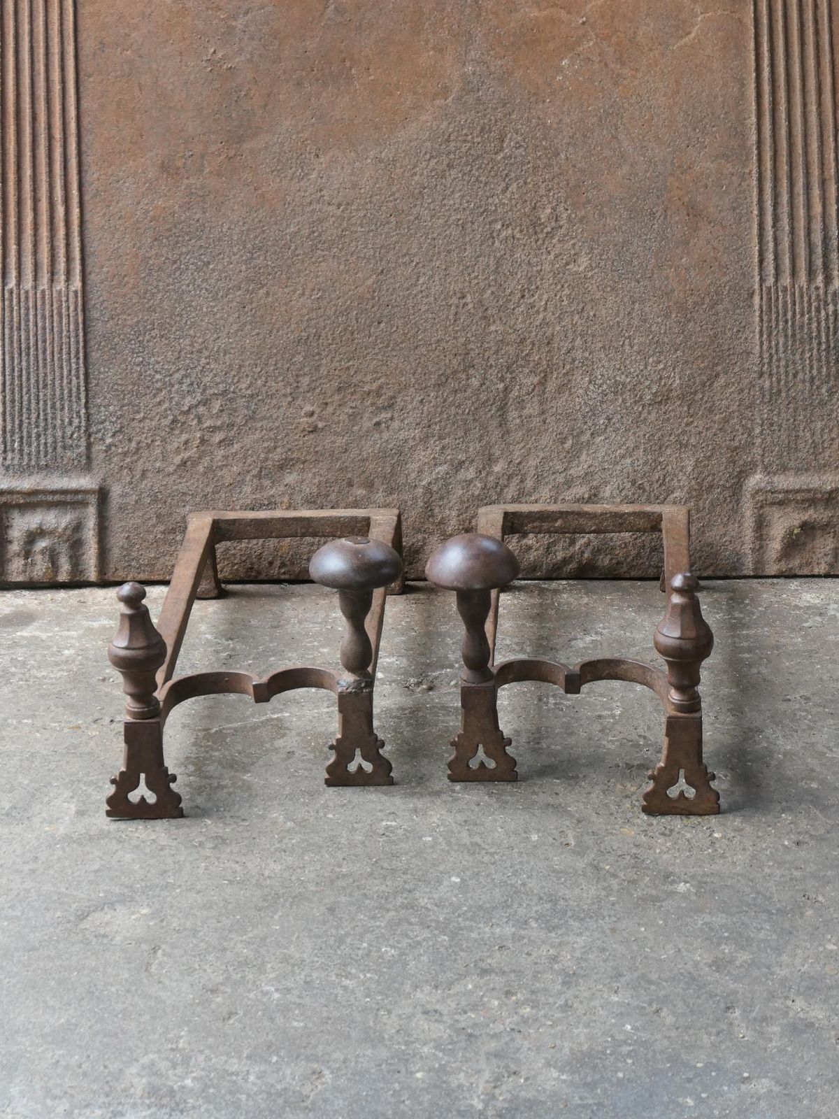 French Louis XV Period Fireplace Grate Or Fire Basket, 18th Century photo furniture