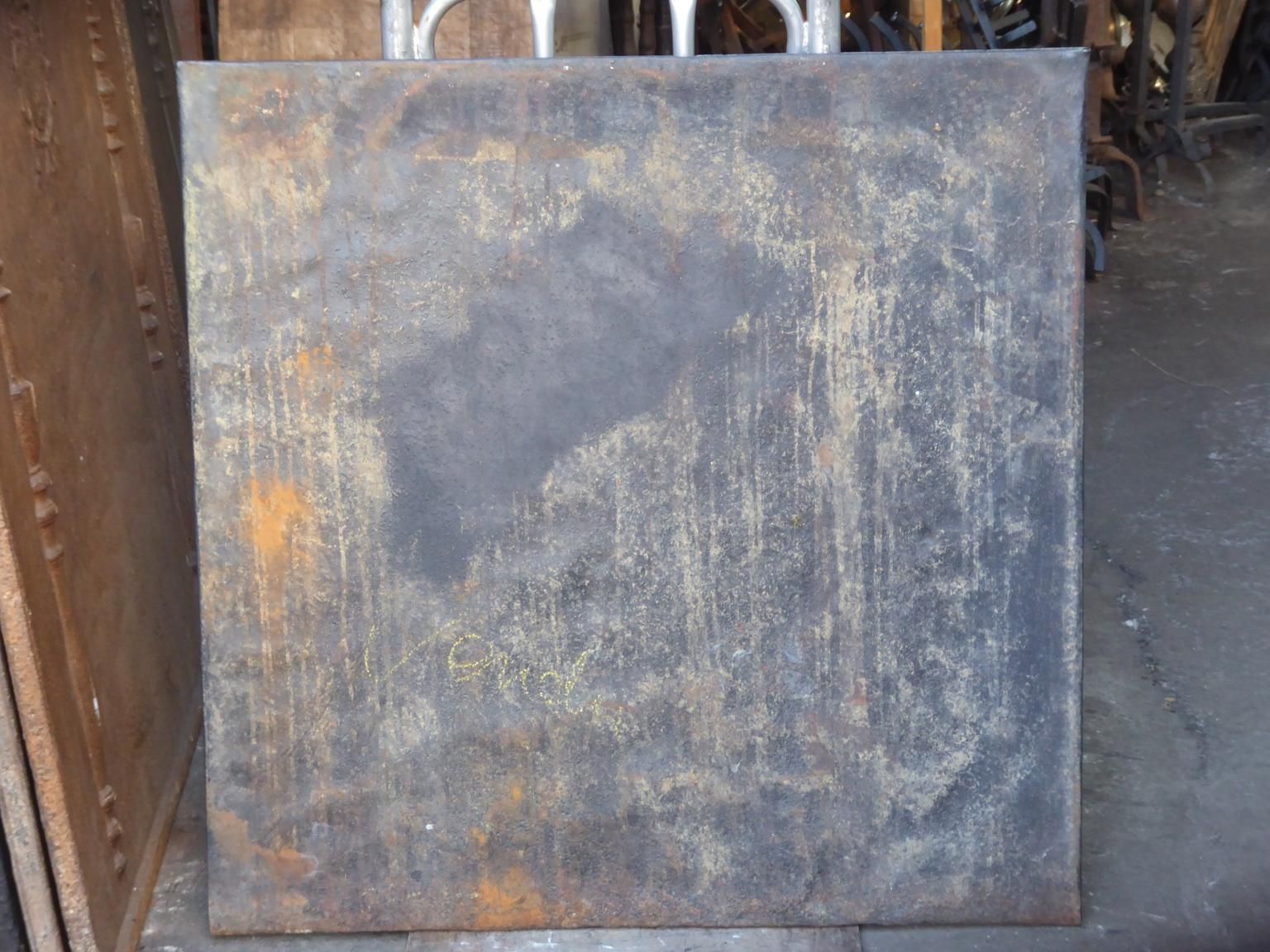French 'Apollo And Satyr Marsyas' Fireback / Backsplash, 18th 19th Century photo buy