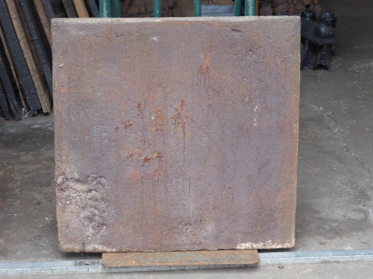photo furniture 17th 18th Century French Louis XIV 'Saint Andrew's Cross' Fireback / Backsplash