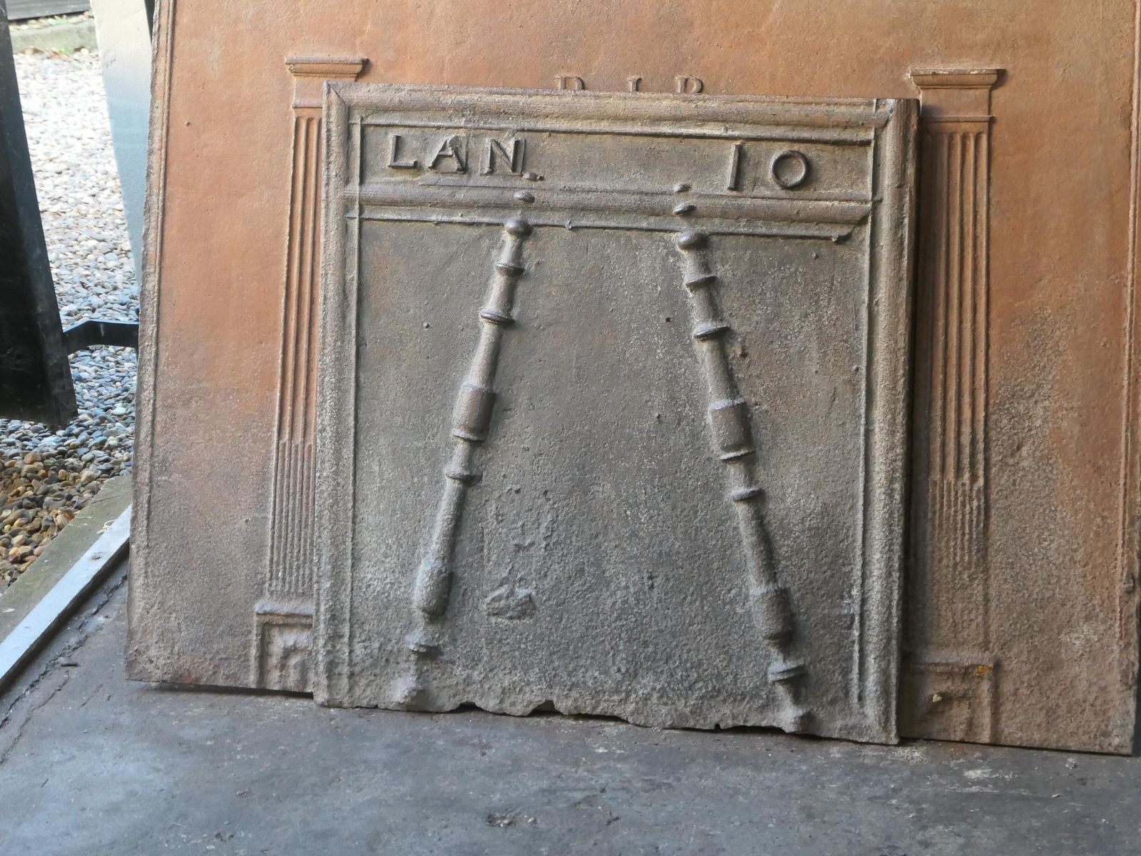 Antique French 'Revolution' Fireback / Backsplash, 18th Century photo Home Fixtures