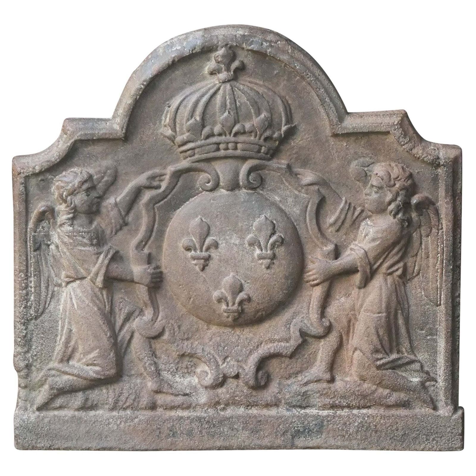 17th   18th Century French Louis XIV 'Arms Of France' Fireback / Backsplash