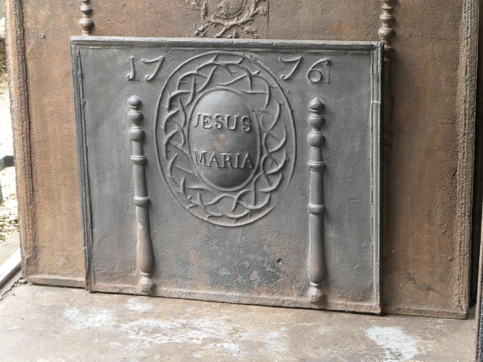 18th Century French Louis XV Period 'Religious Theme' Fireback / Backsplash photo 832.0