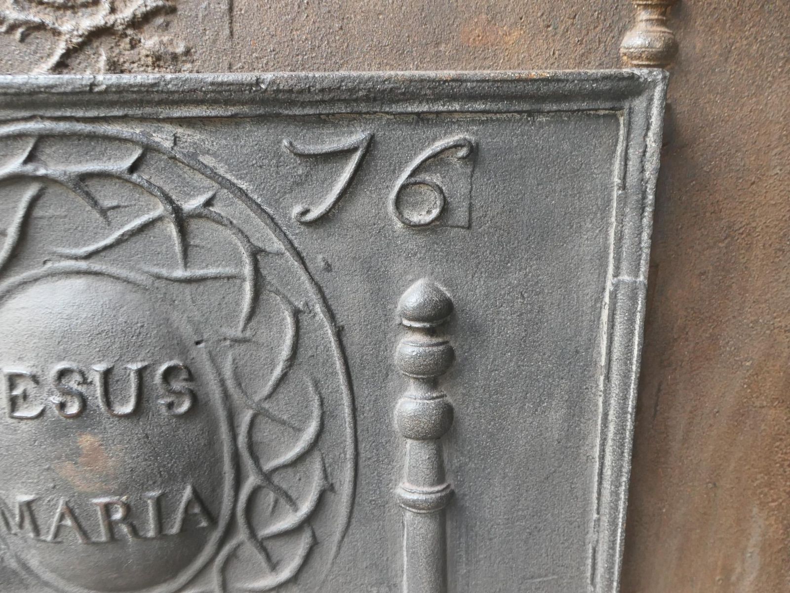 18th Century French Louis XV Period 'Religious Theme' Fireback / Backsplash photo buy