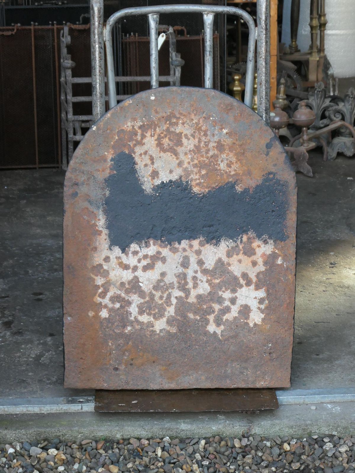 photo furniture 19th Century French Napoleon III Fireback / Backsplash