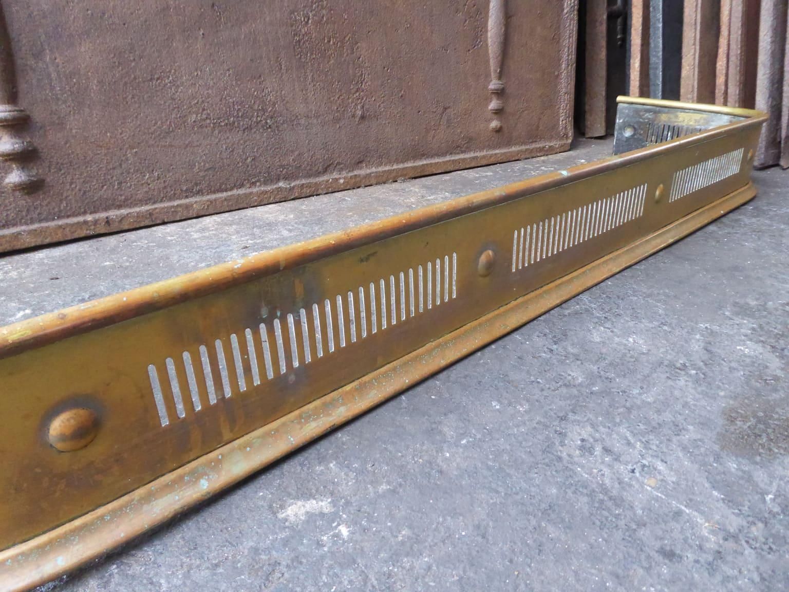 19th Century English Victorian Period Fireplace Fender Or Fire Fender photo Home Fixtures