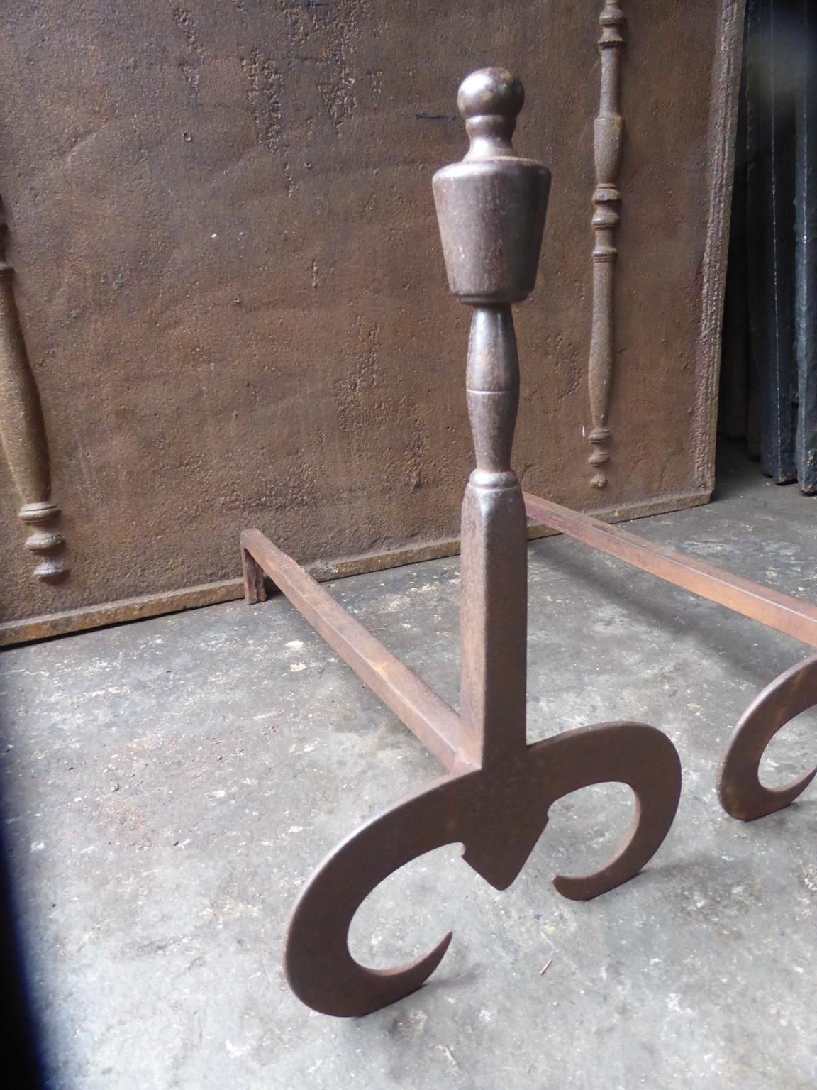 English Modernist Firedogs Or Andirons photo Home Fixtures