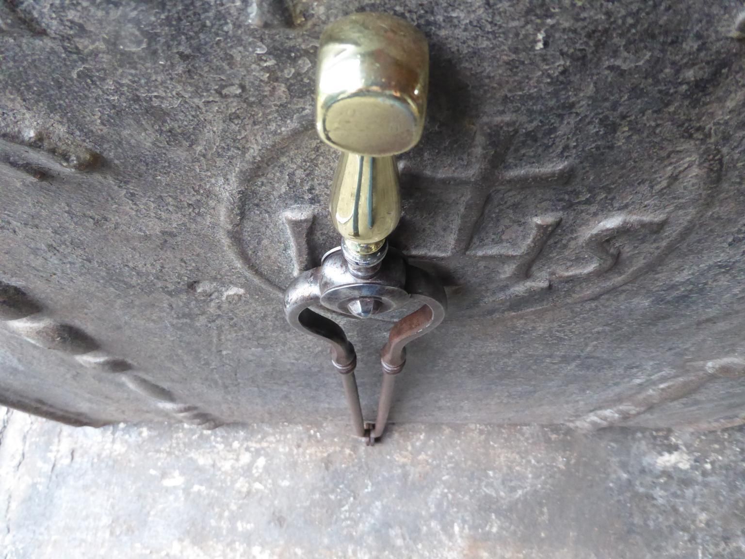 19th Century English Victorian Fireplace Tongs Or Fire Tongs photo vinterior