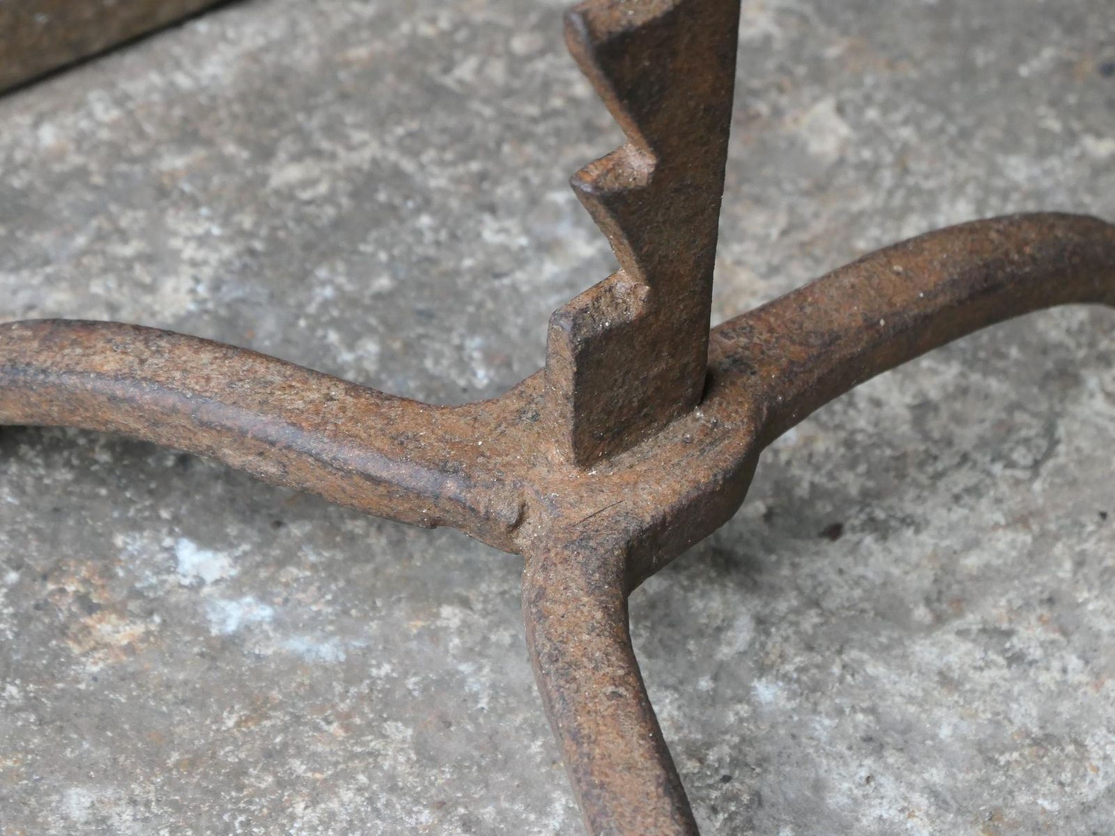 photo furniture Antique French Stand For A Roasting Jack, 18th 19th Century