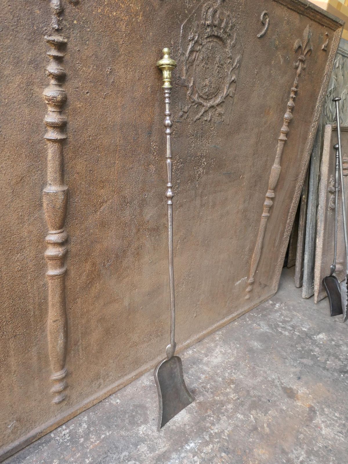 Large 19th Century French Fireplace Shovel Or Fire Shovel, Napoleon III Period photo furniture